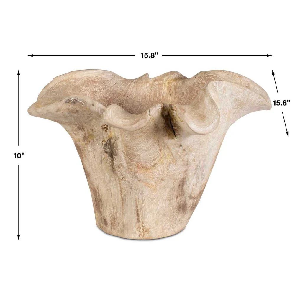 Teak Flow Outdoor Bowl - Image 21