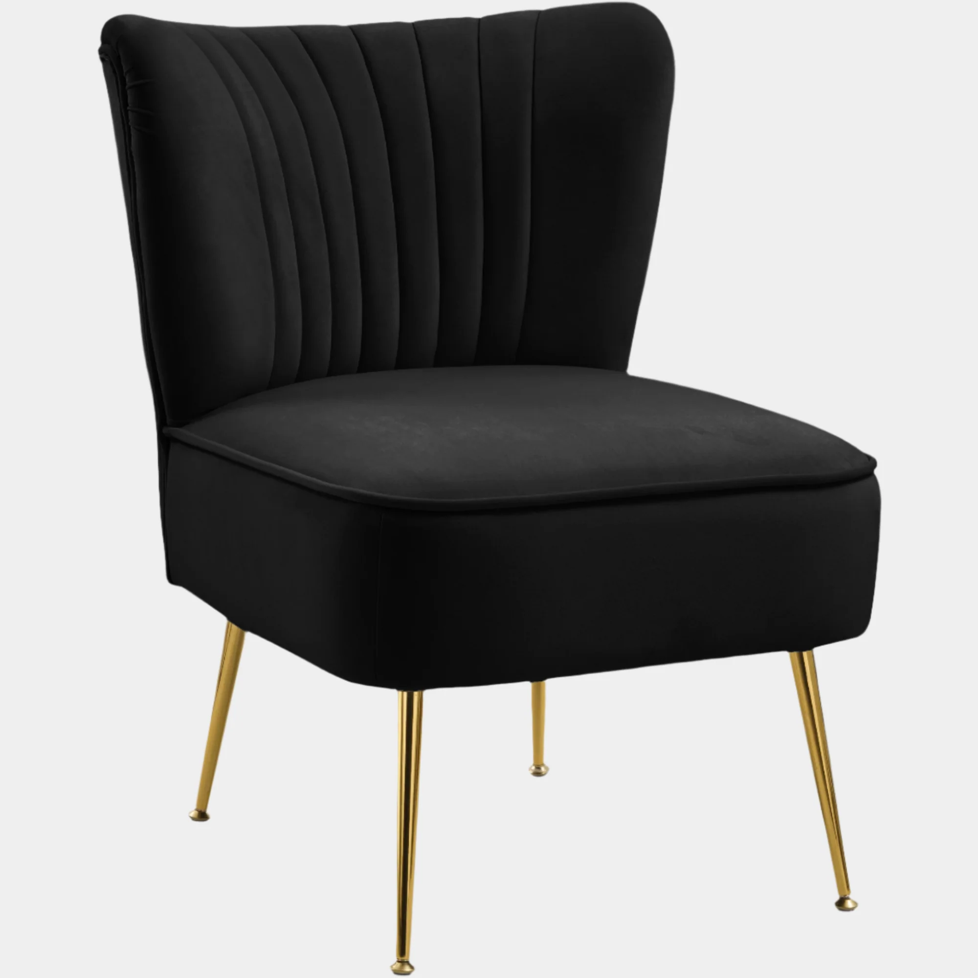 Tess Velvet Upholstered Accent Chair