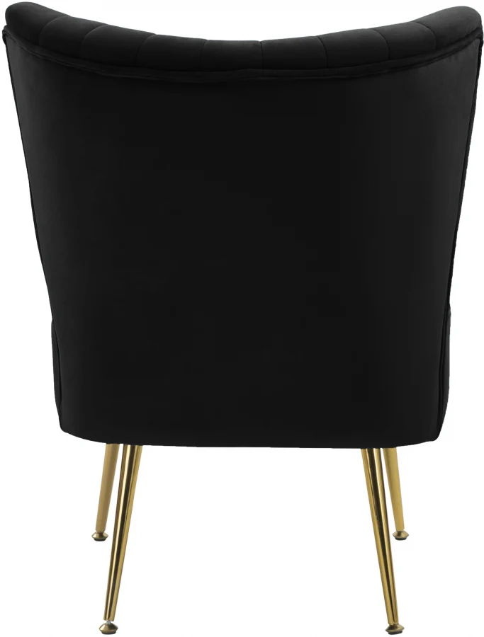 Tess Velvet Upholstered Accent Chair - Image 6