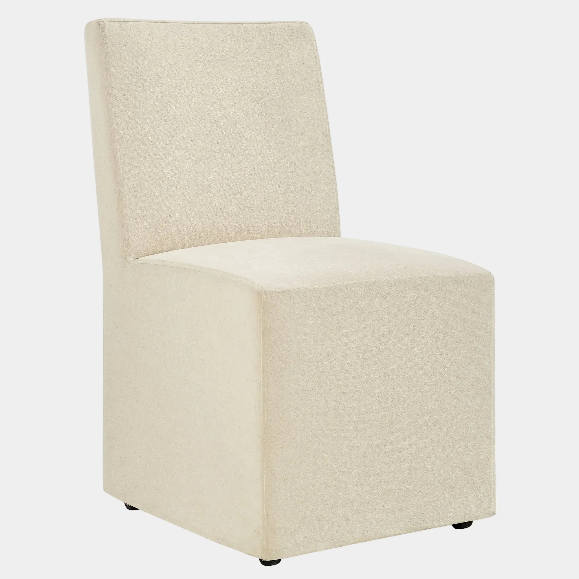 Tessera Upholstered Linen-Blend Slipcovered Dining Chair - Image 37