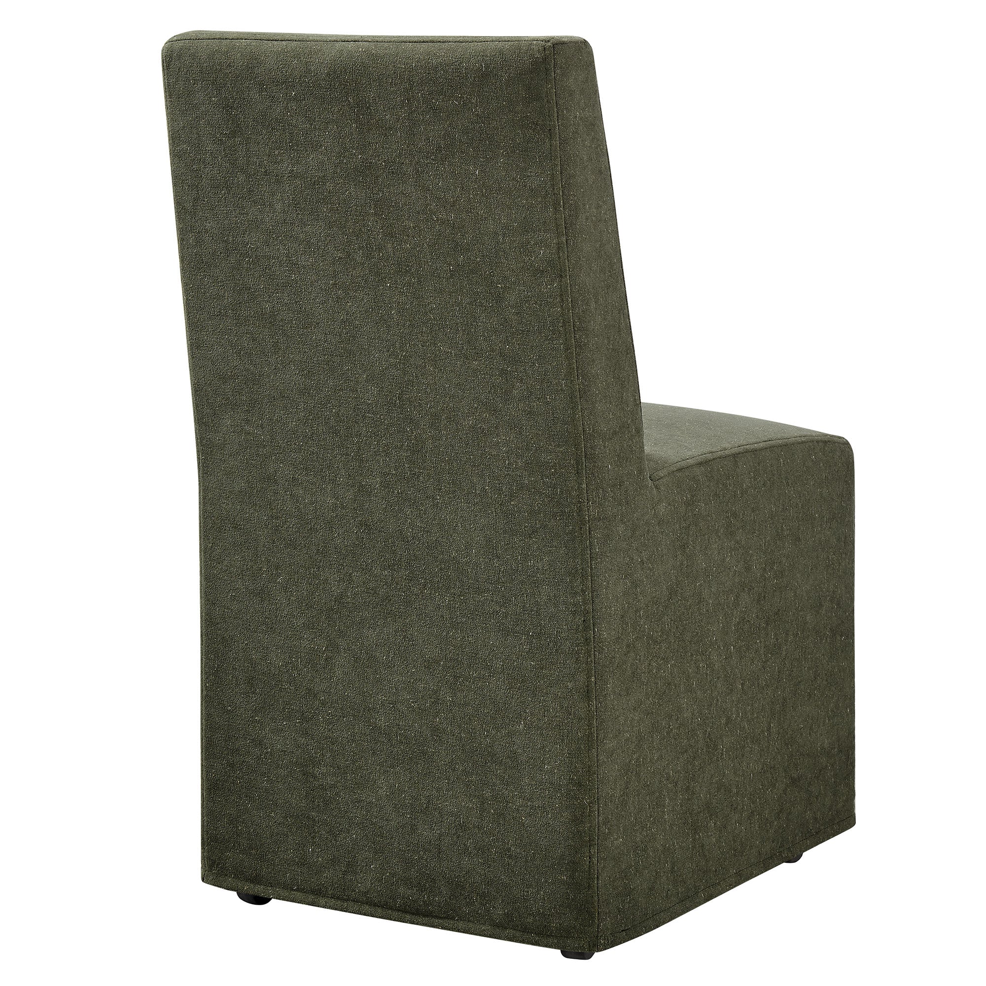 Tessera Upholstered Linen-Blend Slipcovered Dining Chair - Image 5