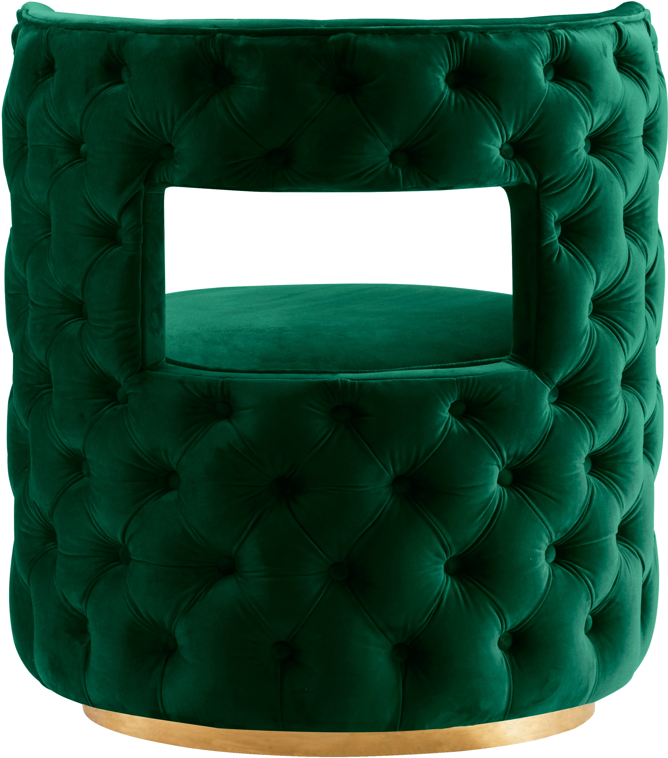 Theo Velvet Upholstered Swivel Accent Chair - Image 16