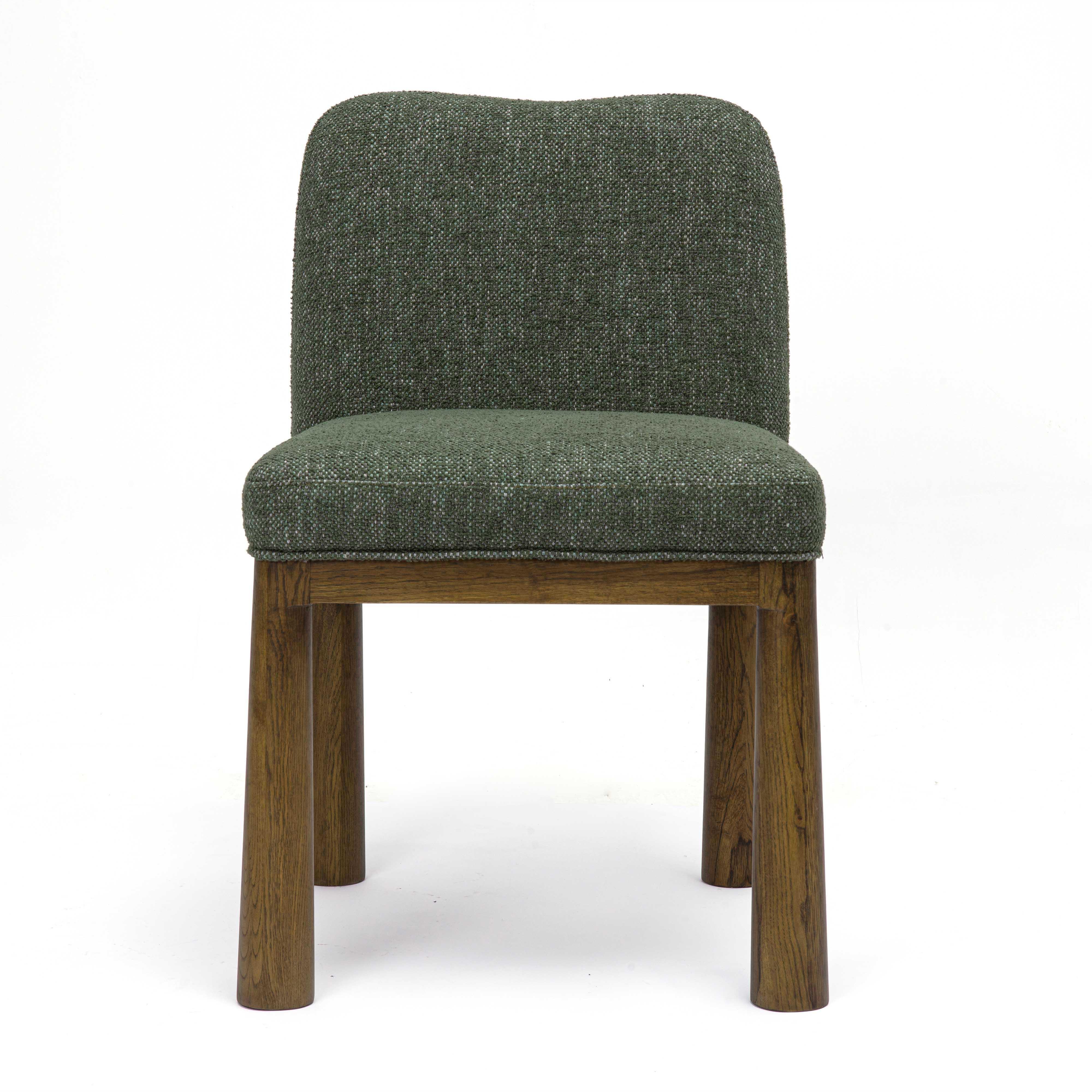 Tiara Performance Basketweave Fabric Dining Chair - Image 3