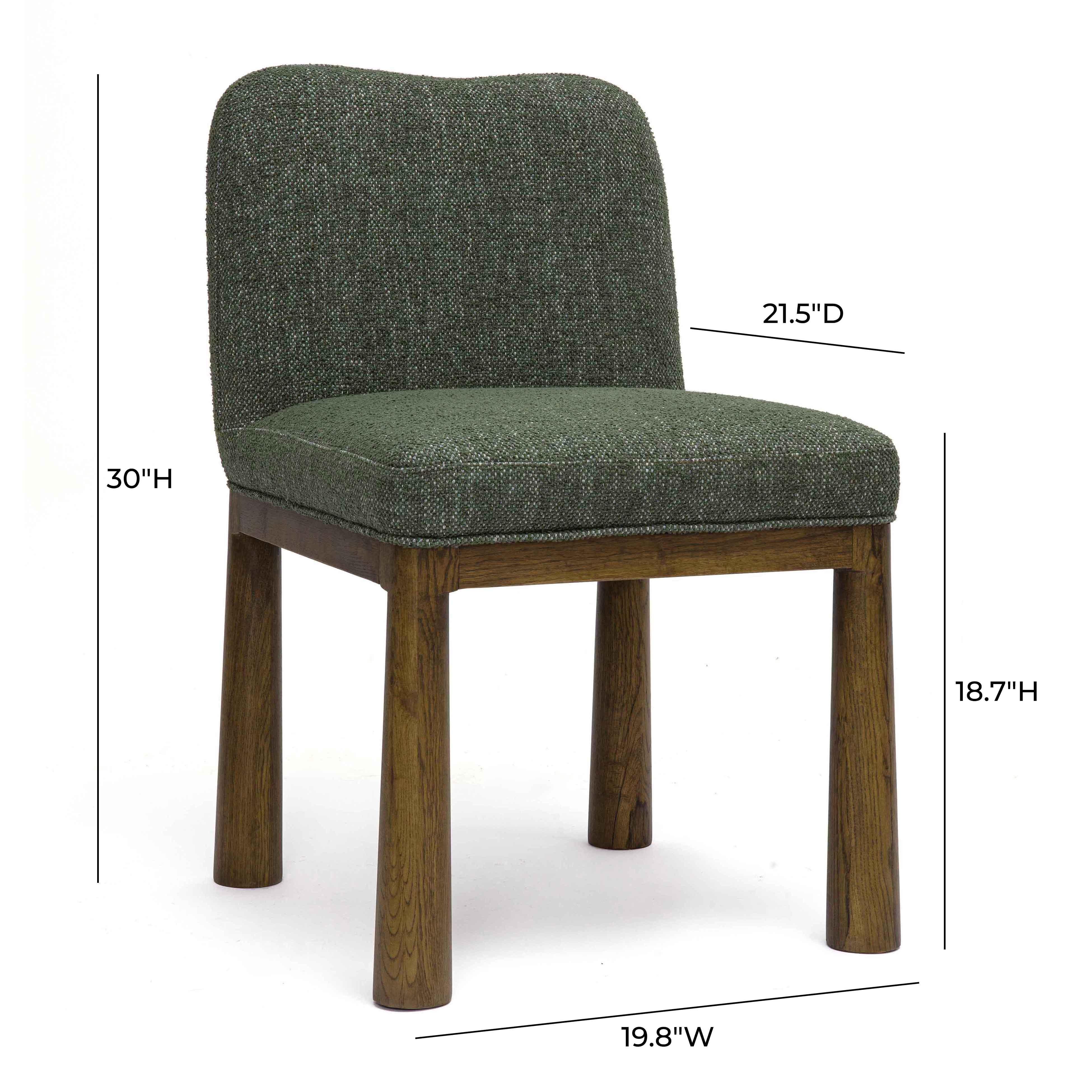 Tiara Performance Basketweave Fabric Dining Chair - Image 6