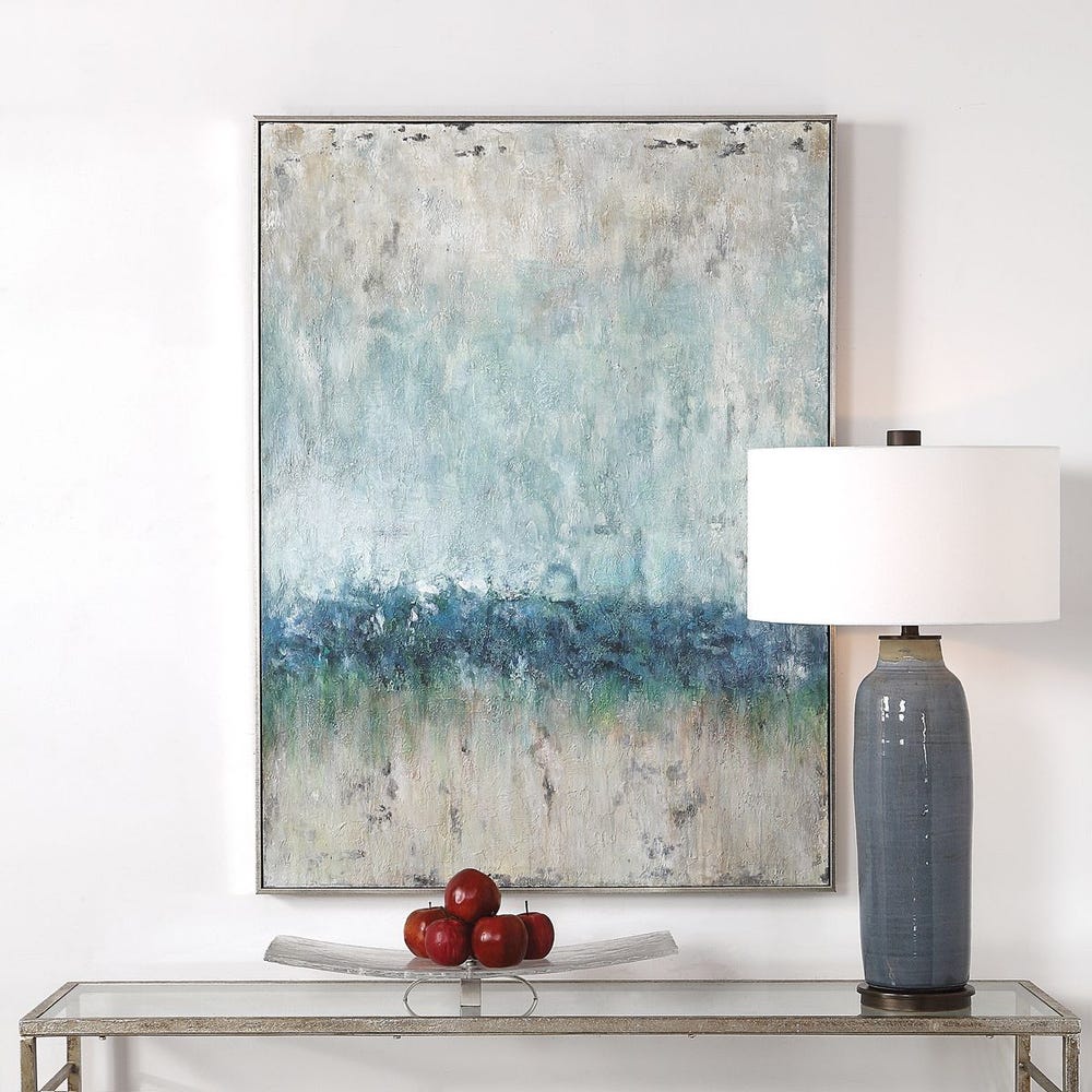 Tidal Wave Hand Painted Canvas - Image 2