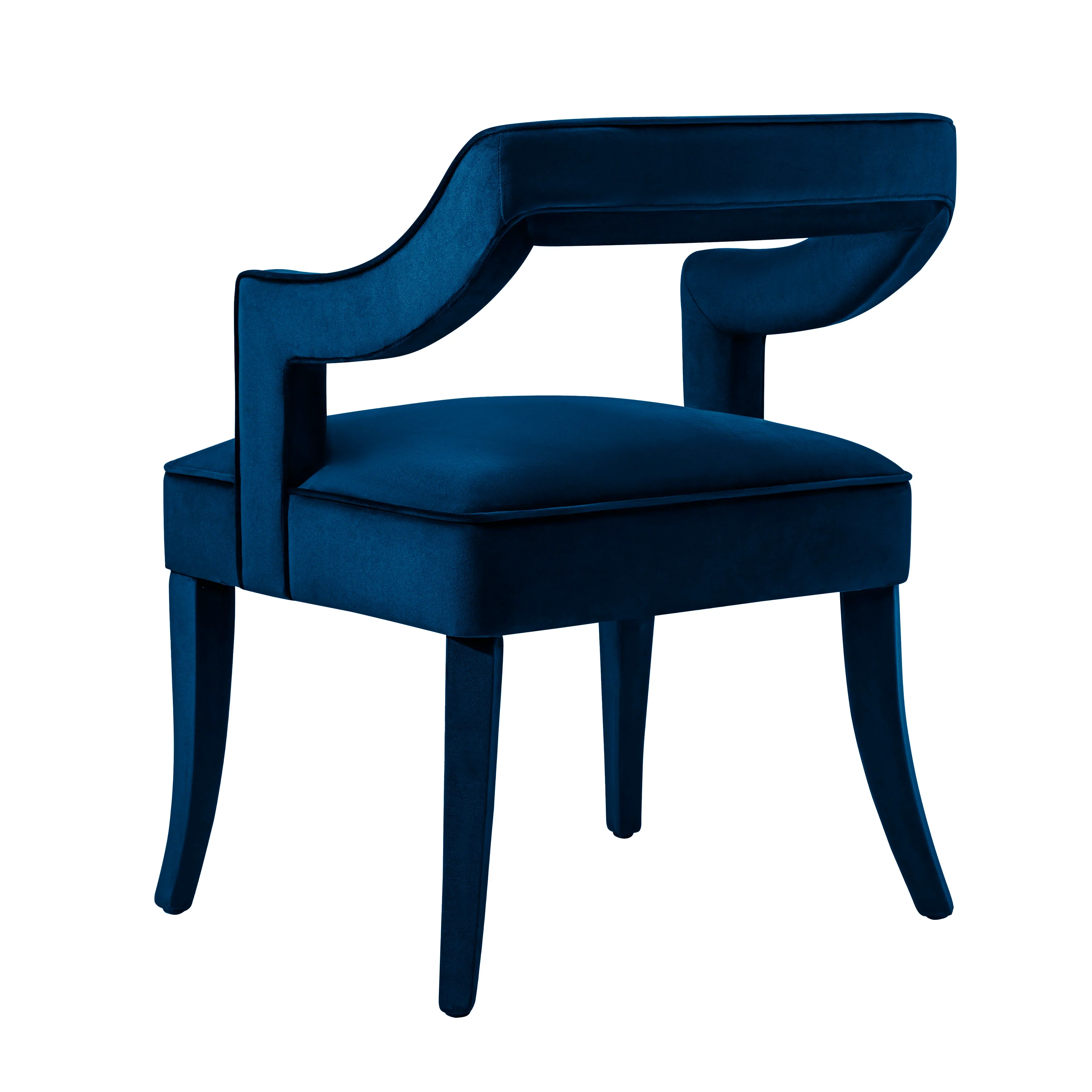 Tiffany Performance Velvet Dining Chair - Image 11