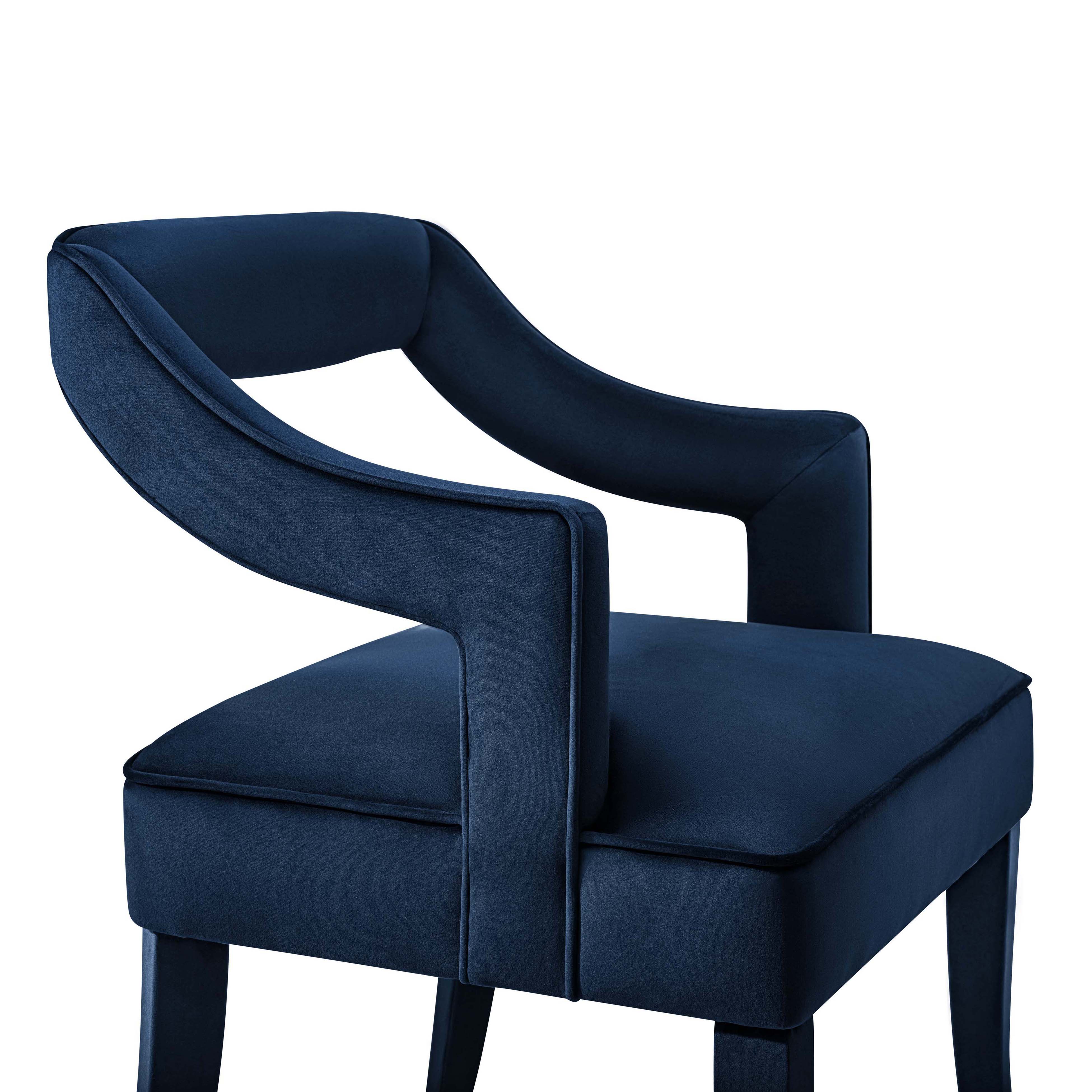 Tiffany Performance Velvet Dining Chair - Image 12