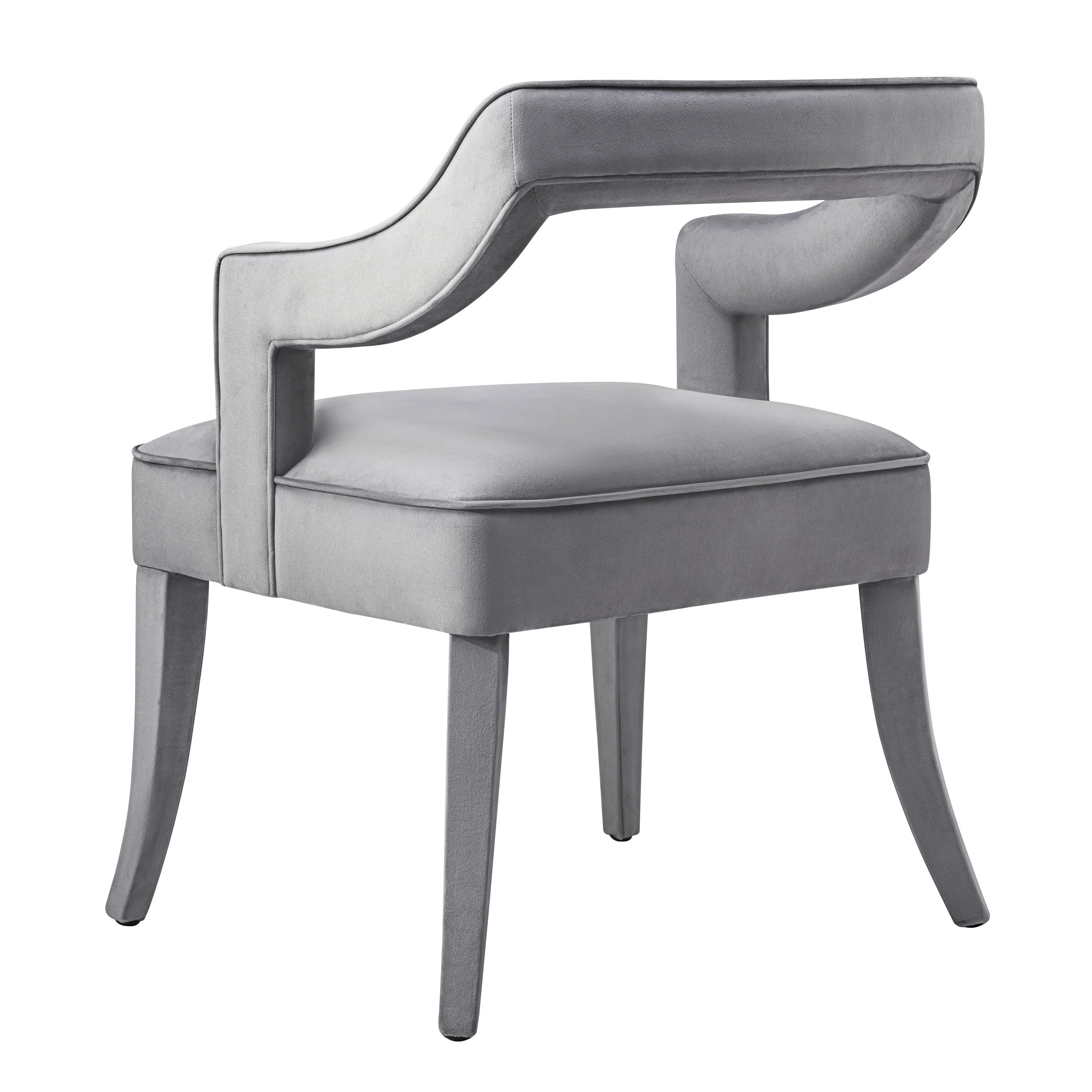 Tiffany Performance Velvet Dining Chair - Image 4