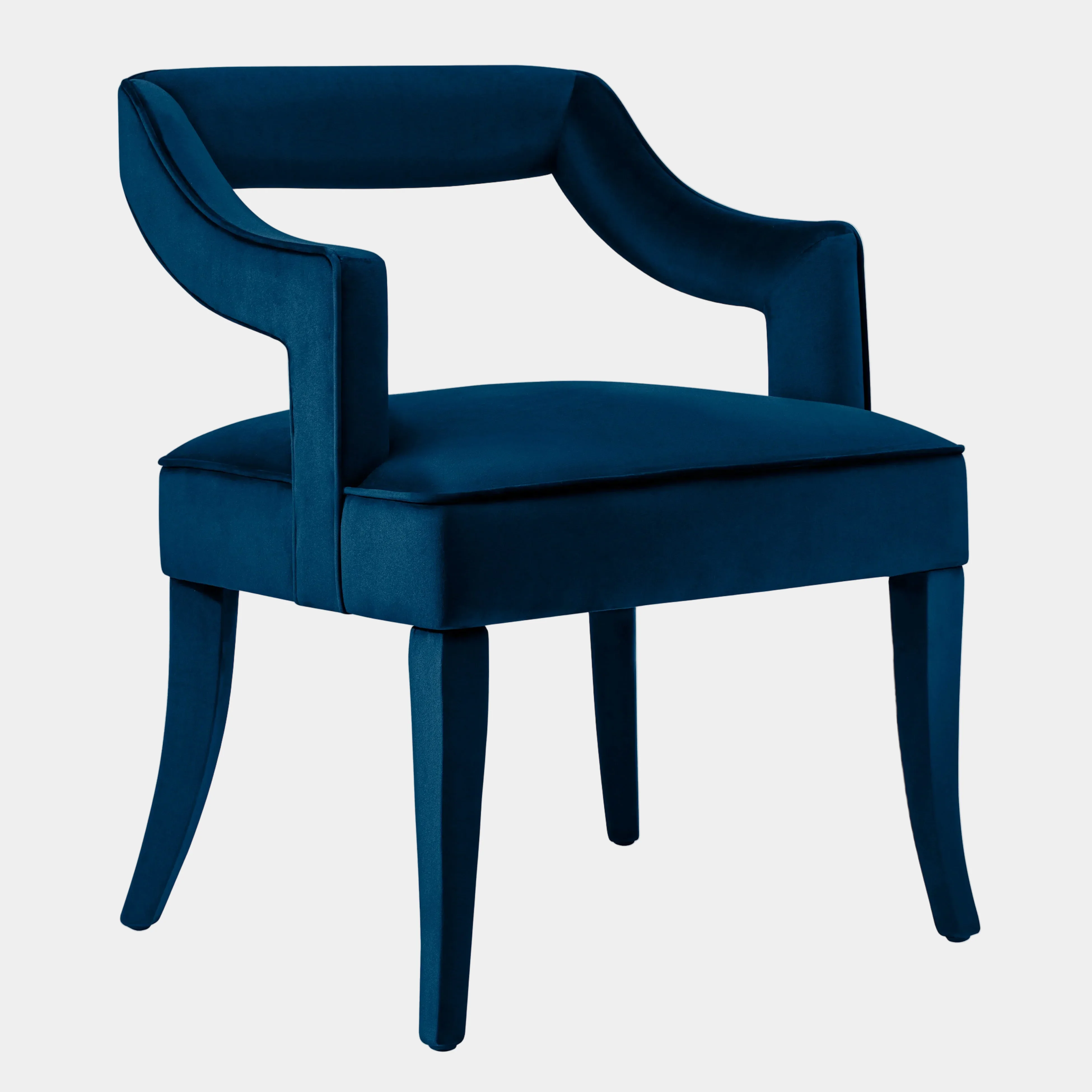 Tiffany Performance Velvet Dining Chair - Image 8