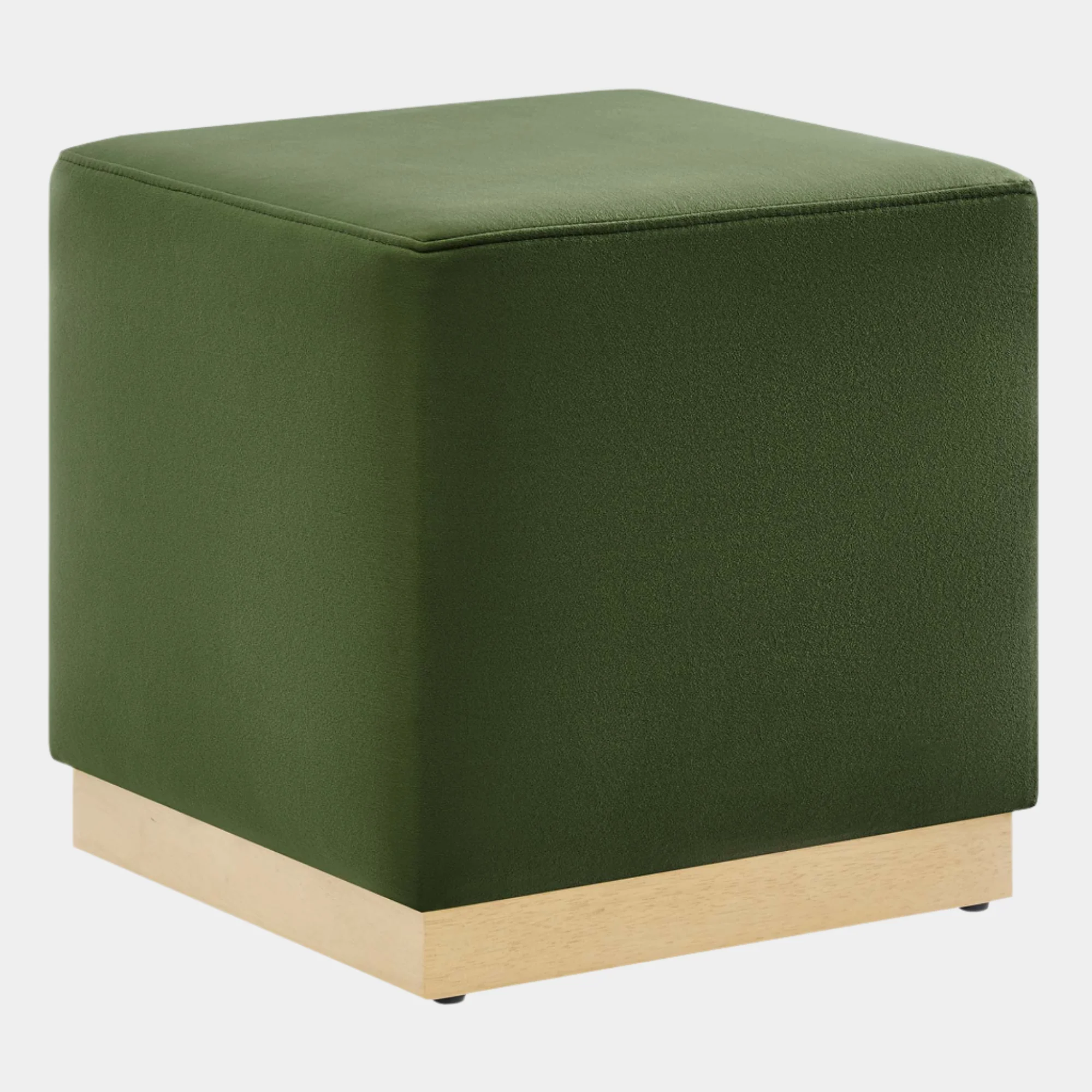 Tilden Square Performance Velvet Upholstered Ottoman - Image 28