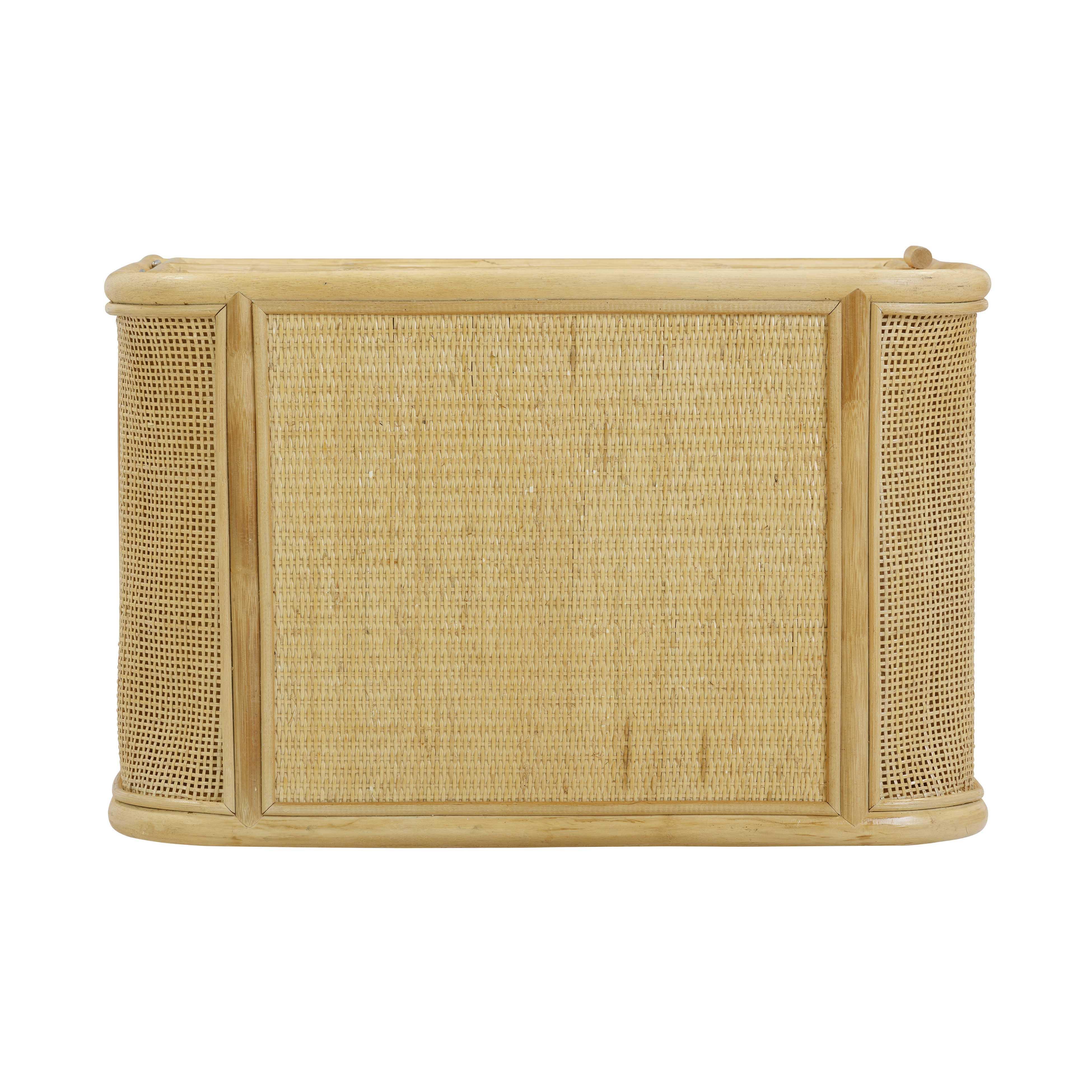 Tina 27" Rattan Nightstand With Storage - Image 4