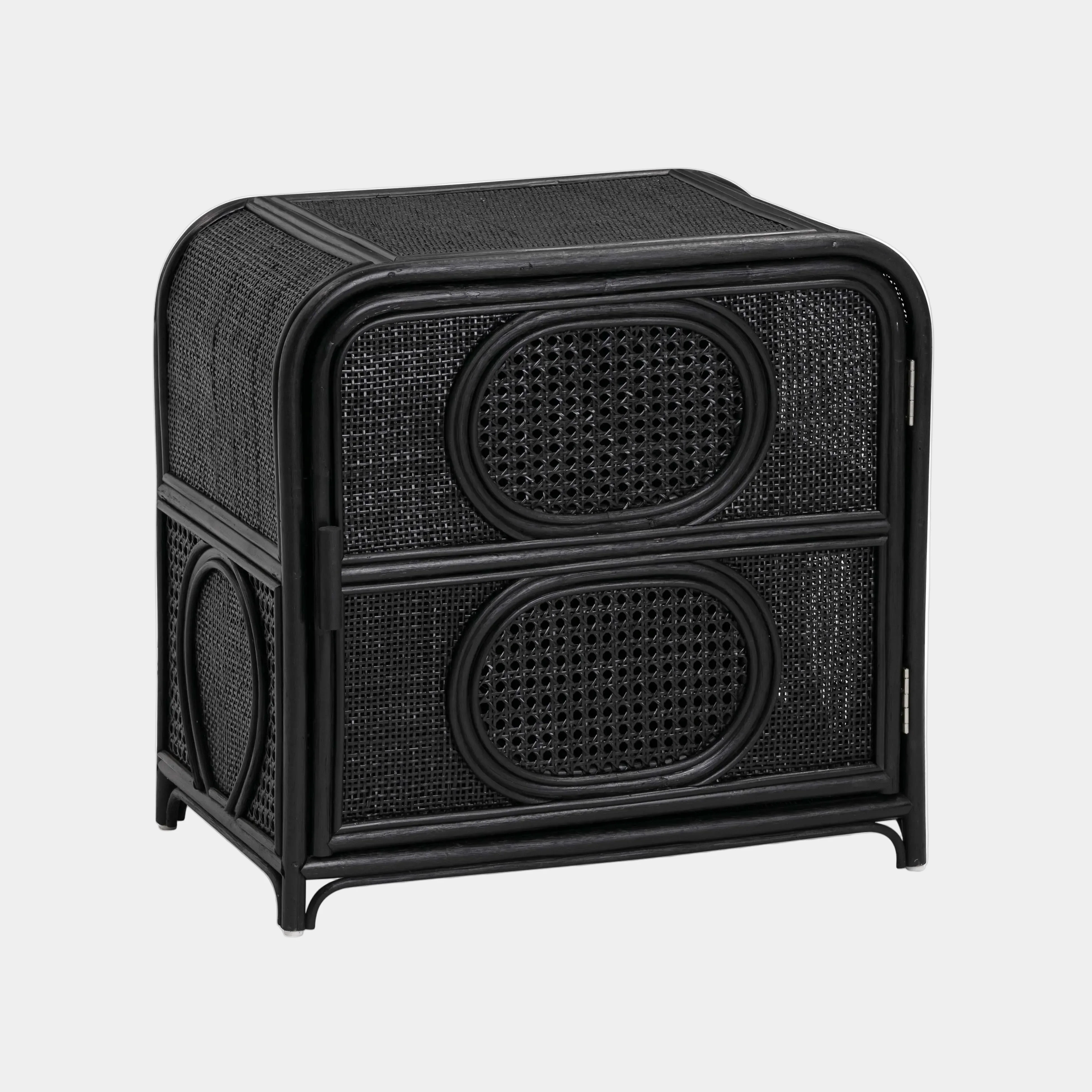 Tina 27" Rattan Nightstand With Storage - Image 8