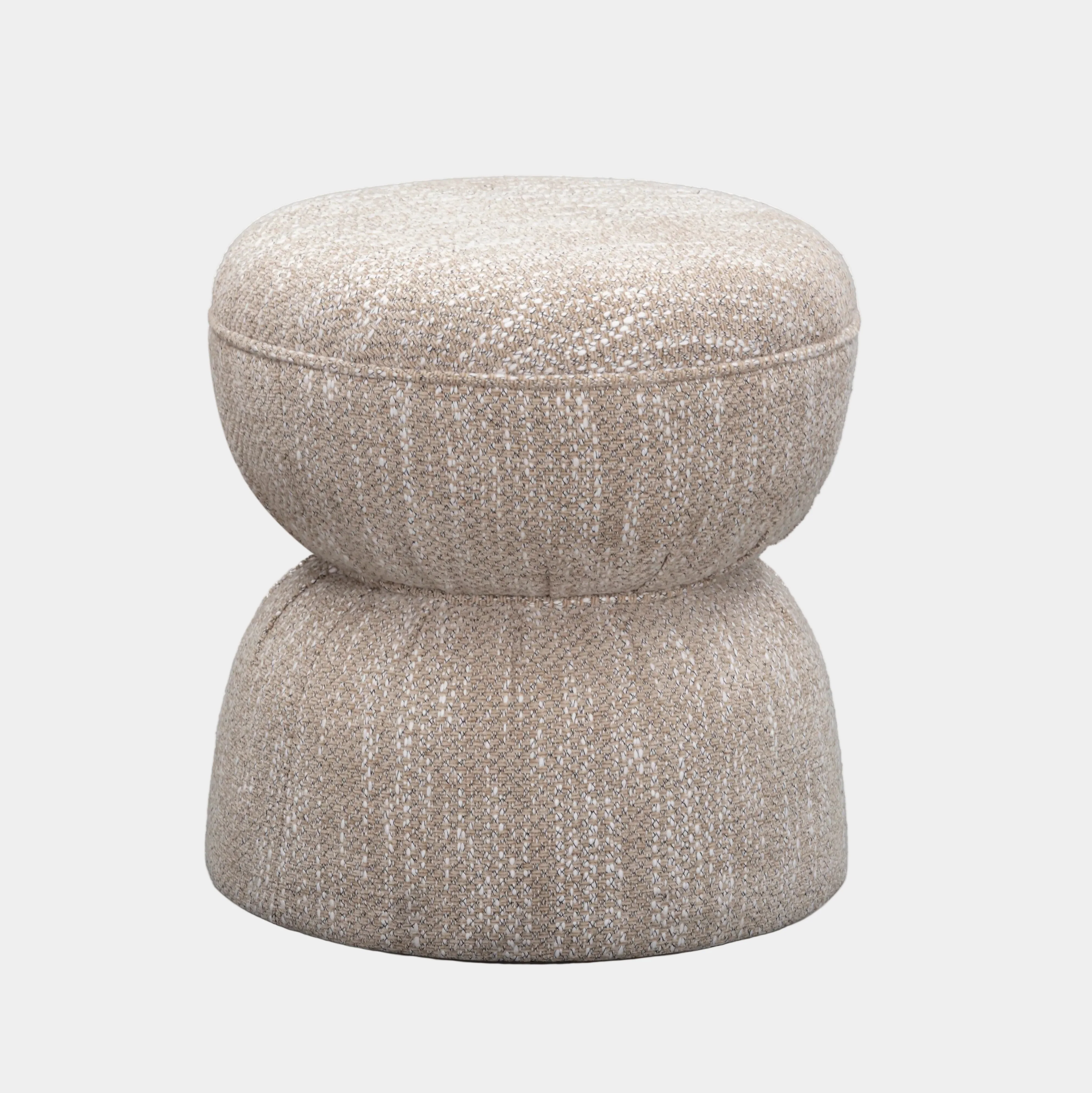 Tomlin Ruched Performance Fabric Game Ottoman - Image 8