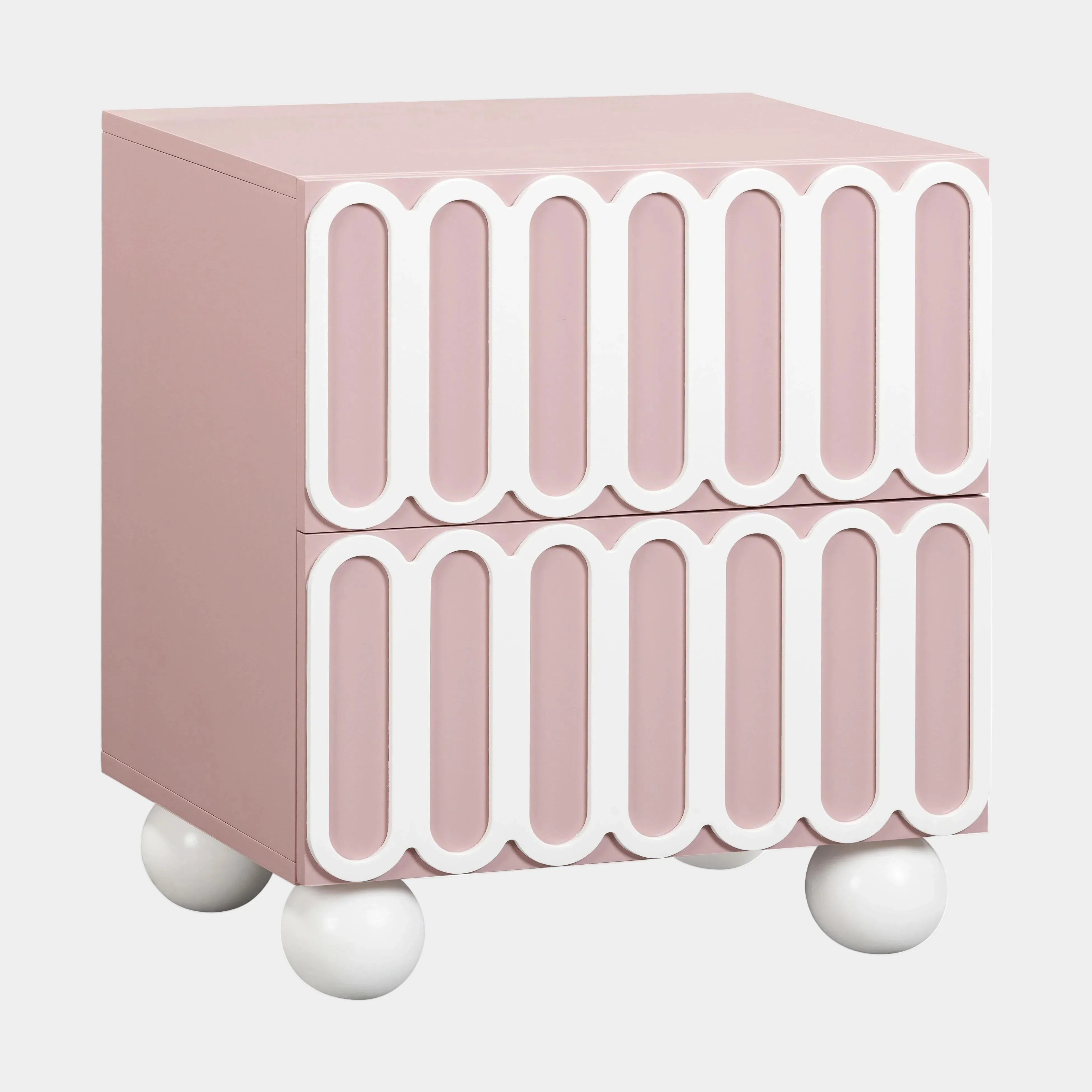 Tori 23" Motif 2-Drawer Nightstand