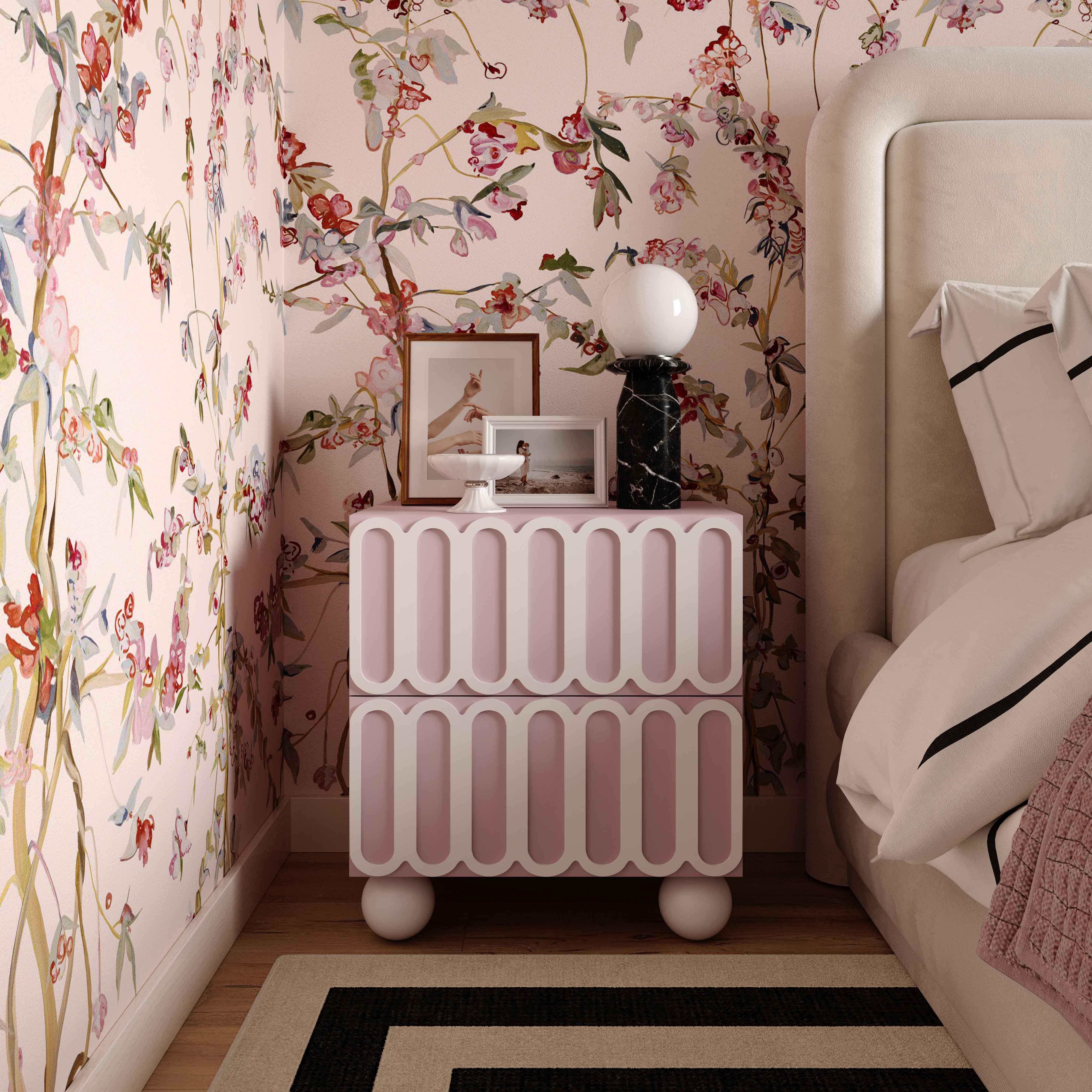 Tori 23" Motif 2-Drawer Nightstand - Image 2