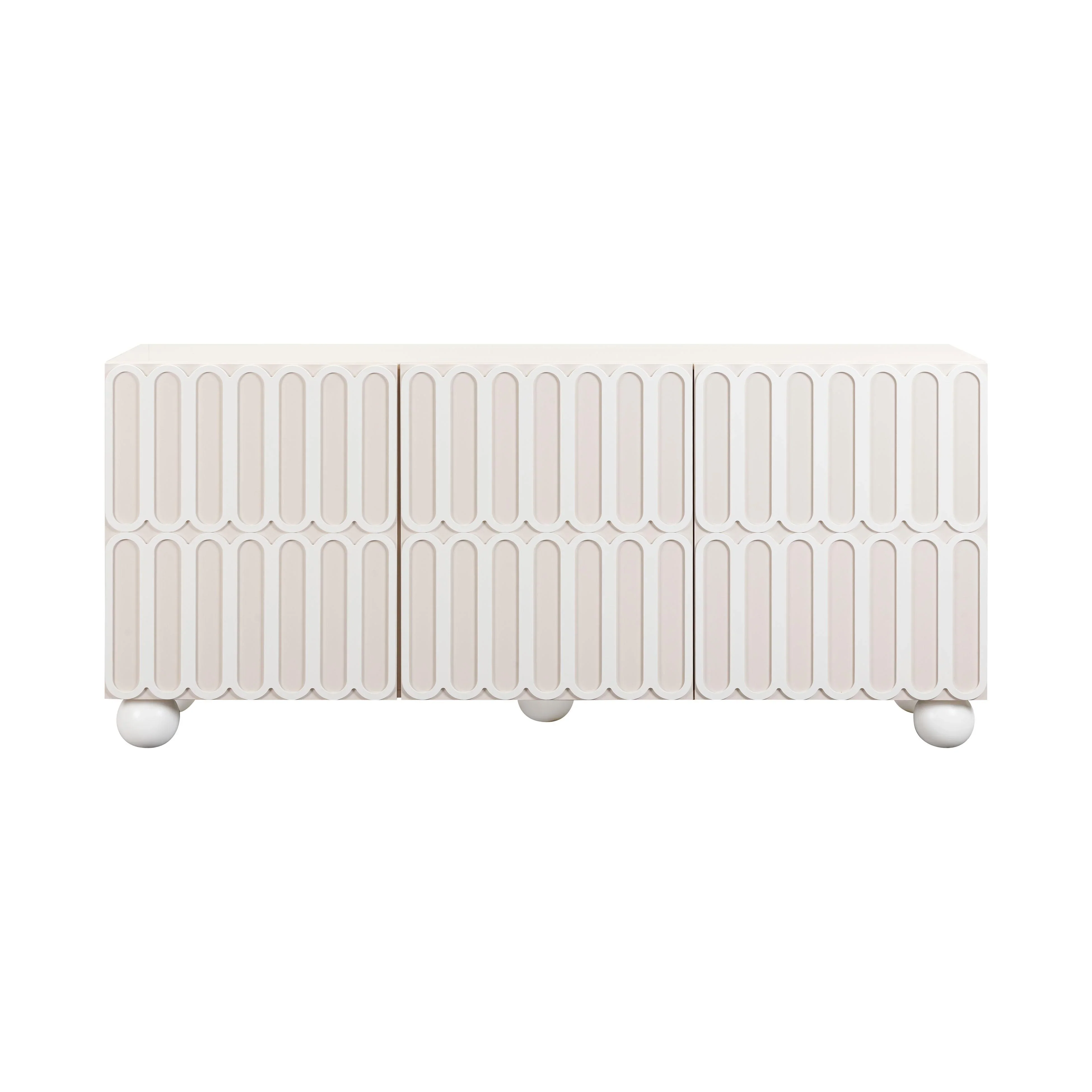 Tori 74" Motif Taupe Buffet - Image 6