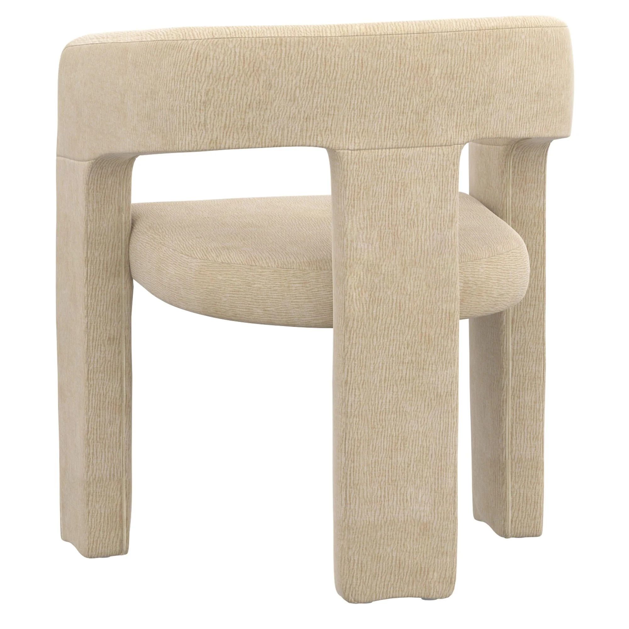 Tovas/Amara 5pc Dining Set - Ivory Table with Beige Chair - Image 8