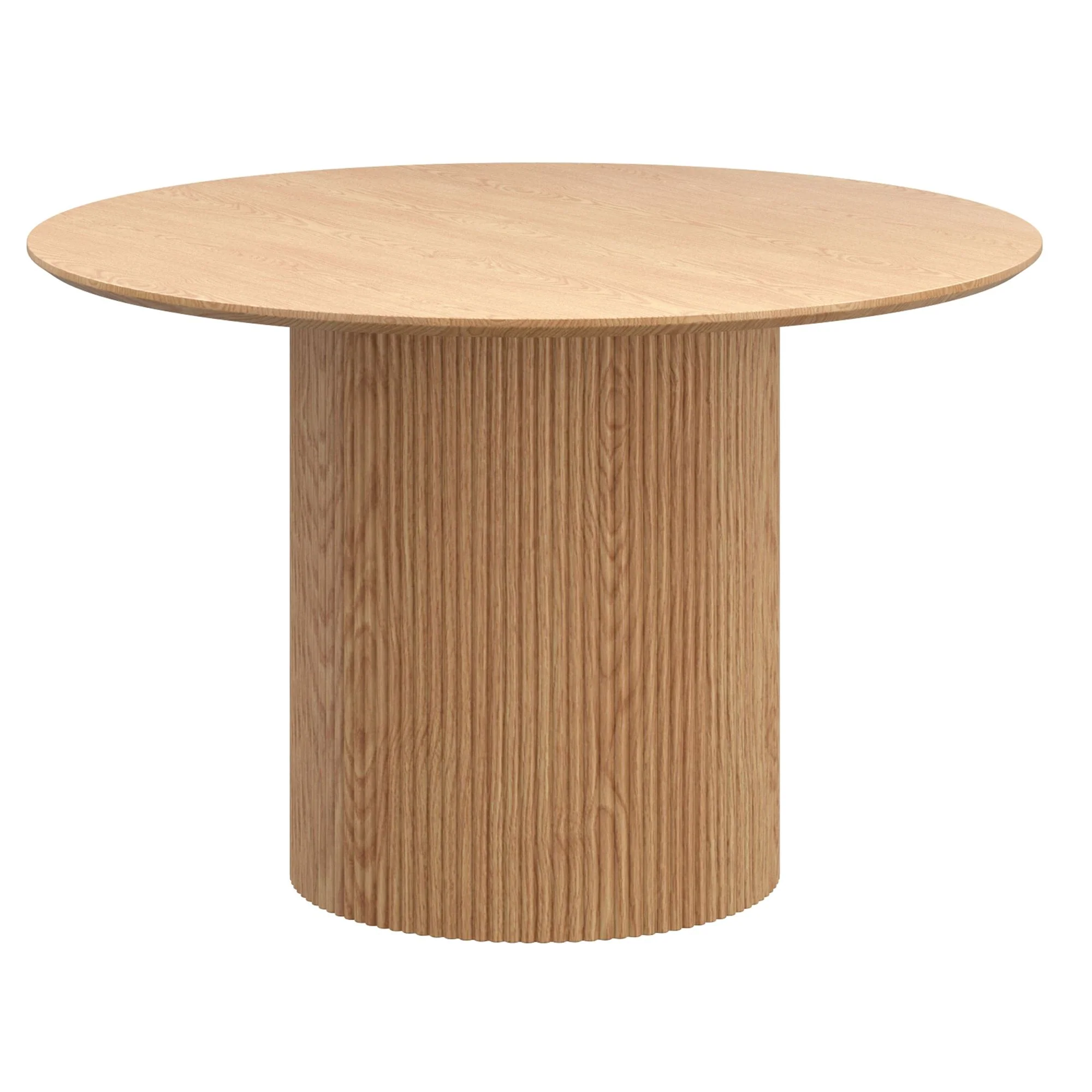 Tovas/Hudson 5pc cSet - Natural Table with Beige Chair - Image 2