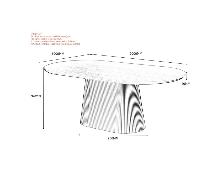 Tovas Oval Dining Table in Natural - Image 2