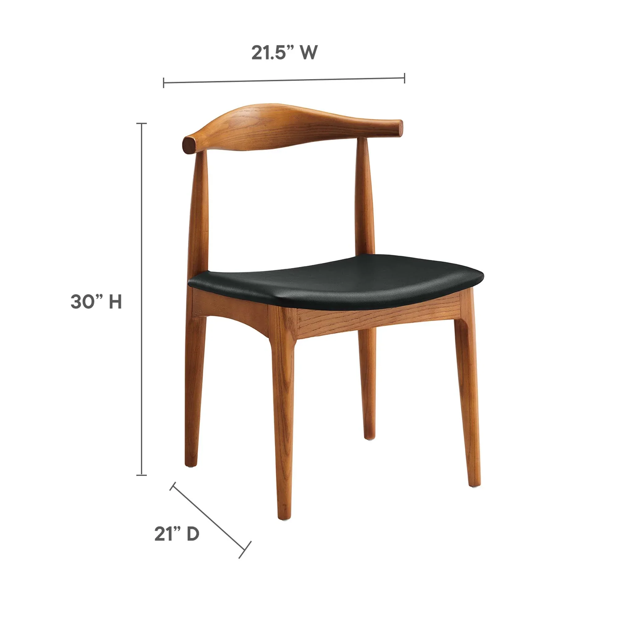 Tracy Dining Chairs Wood Set of 4 - Image 9