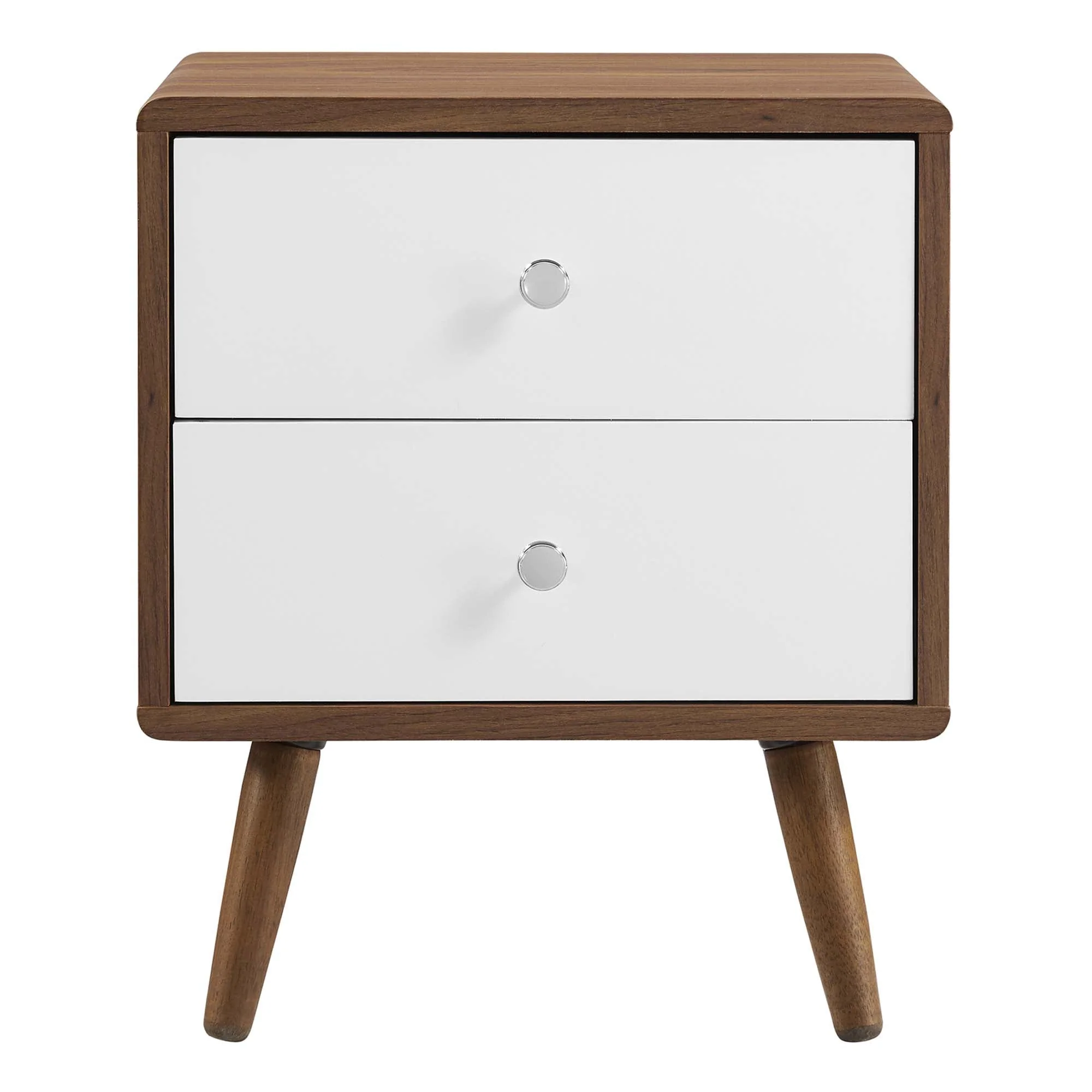 Transmit 2-Drawer Nightstand in Walnut White - Image 5