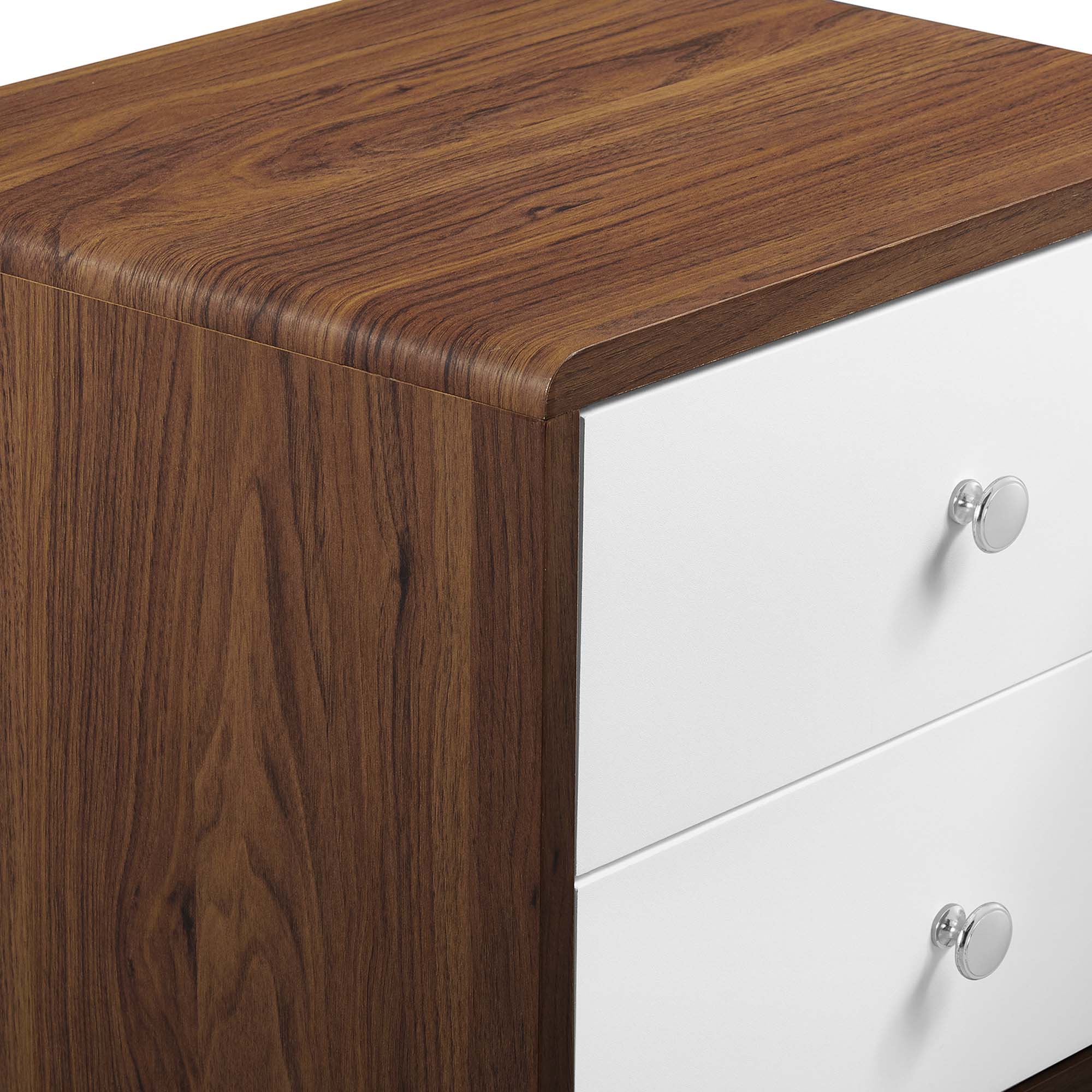 Transmit 2-Drawer Nightstand in Walnut White - Image 6