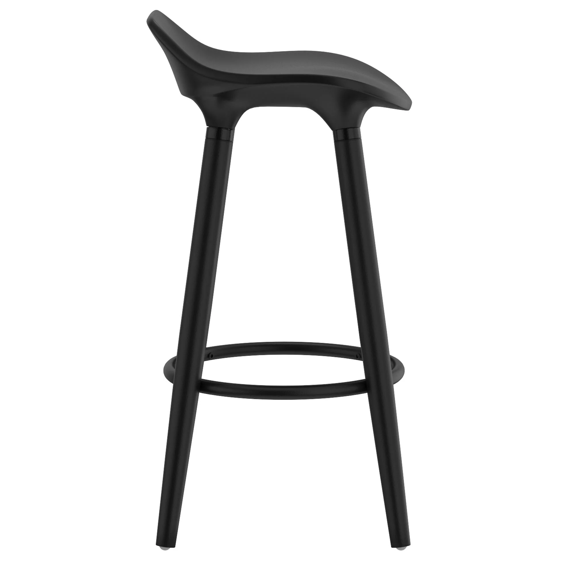 Trex 26" Counter Stool, set of 2, in Black - Image 4