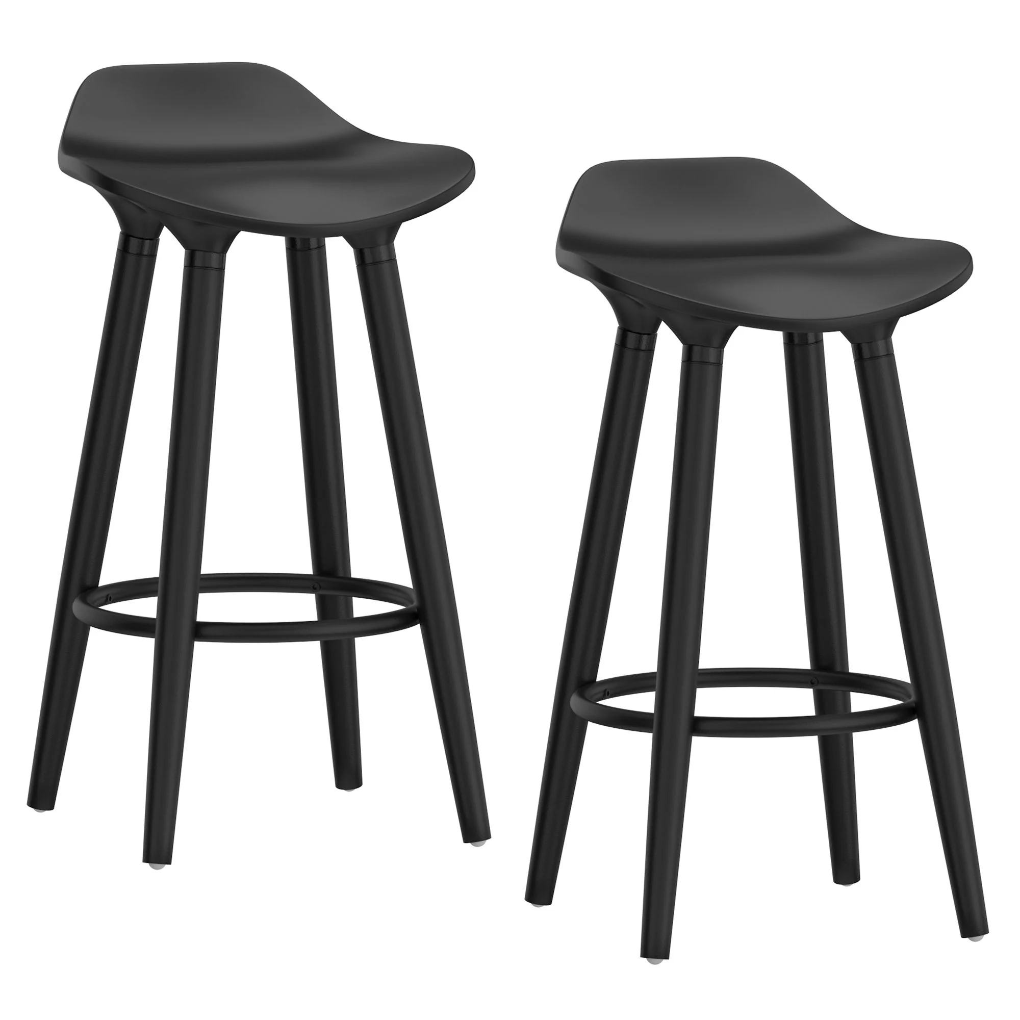 Trex 26" Counter Stool, set of 2, in Black - Image 7