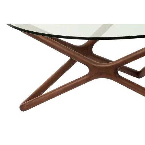 Triangle Glass Coffee Table - Image 5