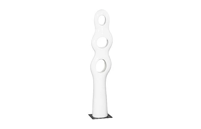 Triple Circle Sculpture, Gel Coat White - Image 2