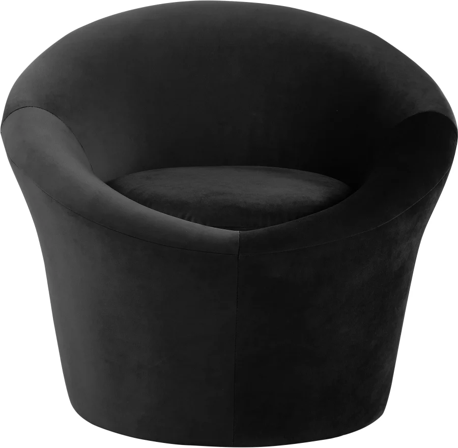 Tristan Velvet Upholstered Accent Chair - Image 3