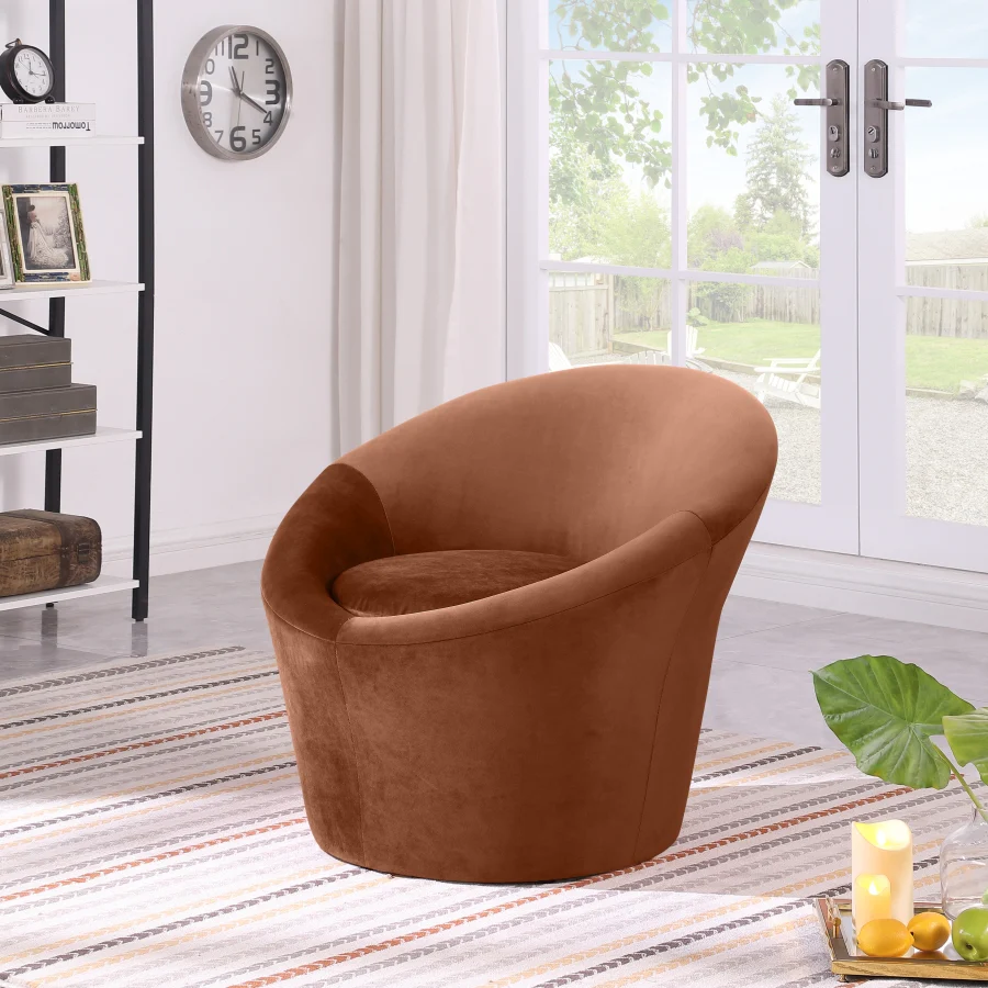 Tristan Velvet Upholstered Accent Chair - Image 32