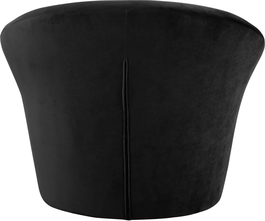 Tristan Velvet Upholstered Accent Chair - Image 5