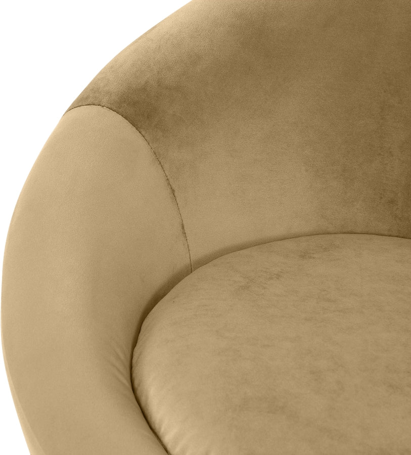 Tristan Velvet Upholstered Accent Chair - Image 67