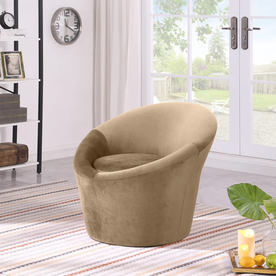 Tristan Velvet Upholstered Accent Chair - Image 72