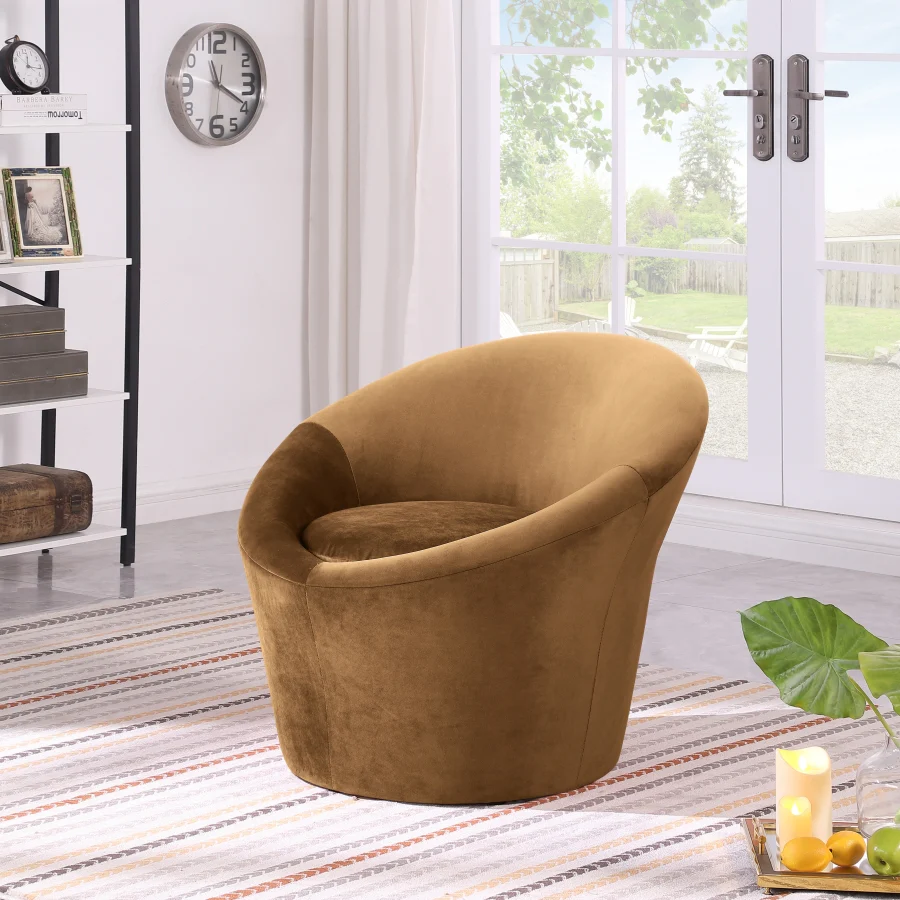 Tristan Velvet Upholstered Accent Chair - Image 82