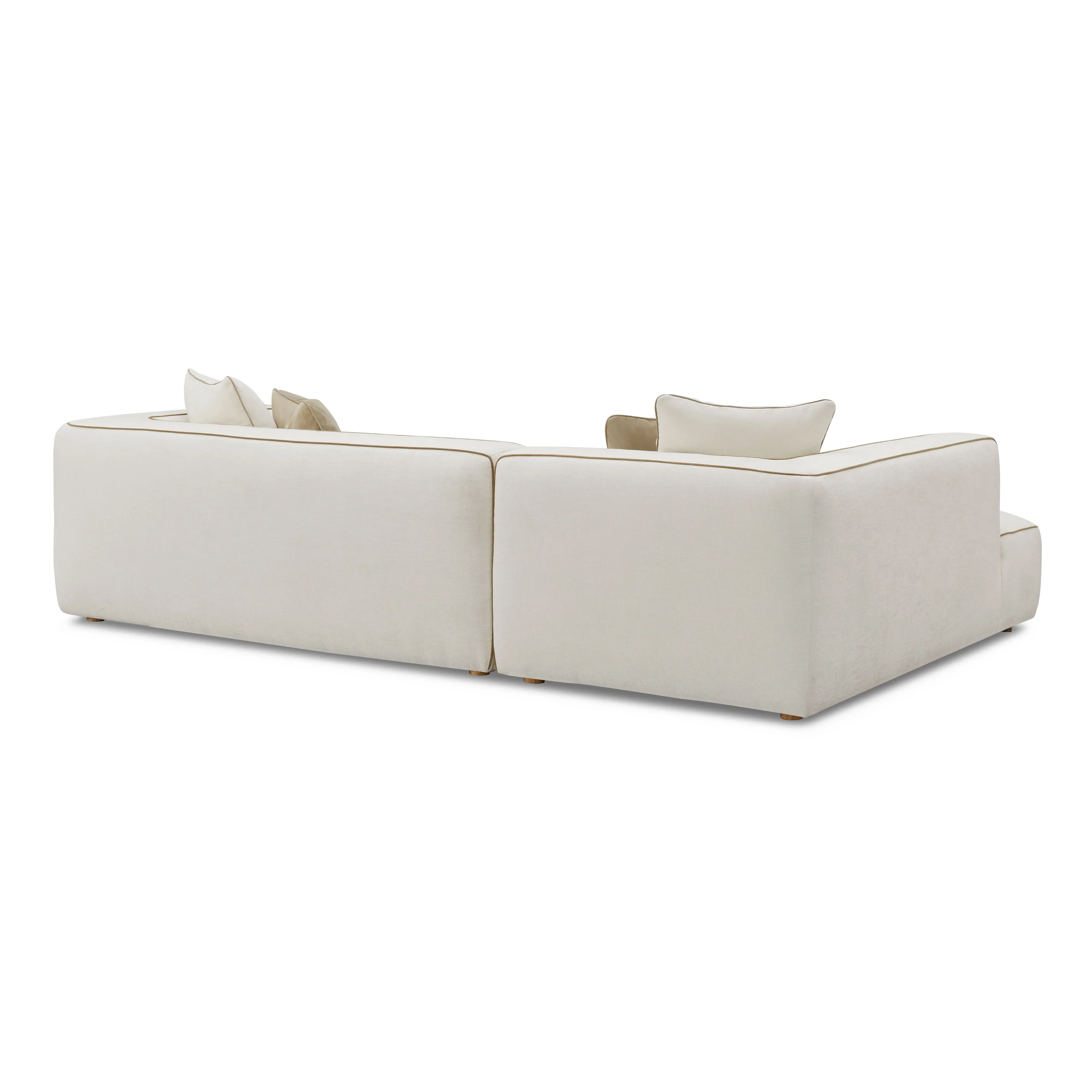 Tristine 2-Piece Cream Contract-Grade Linen L-Shaped Sectional - Image 10