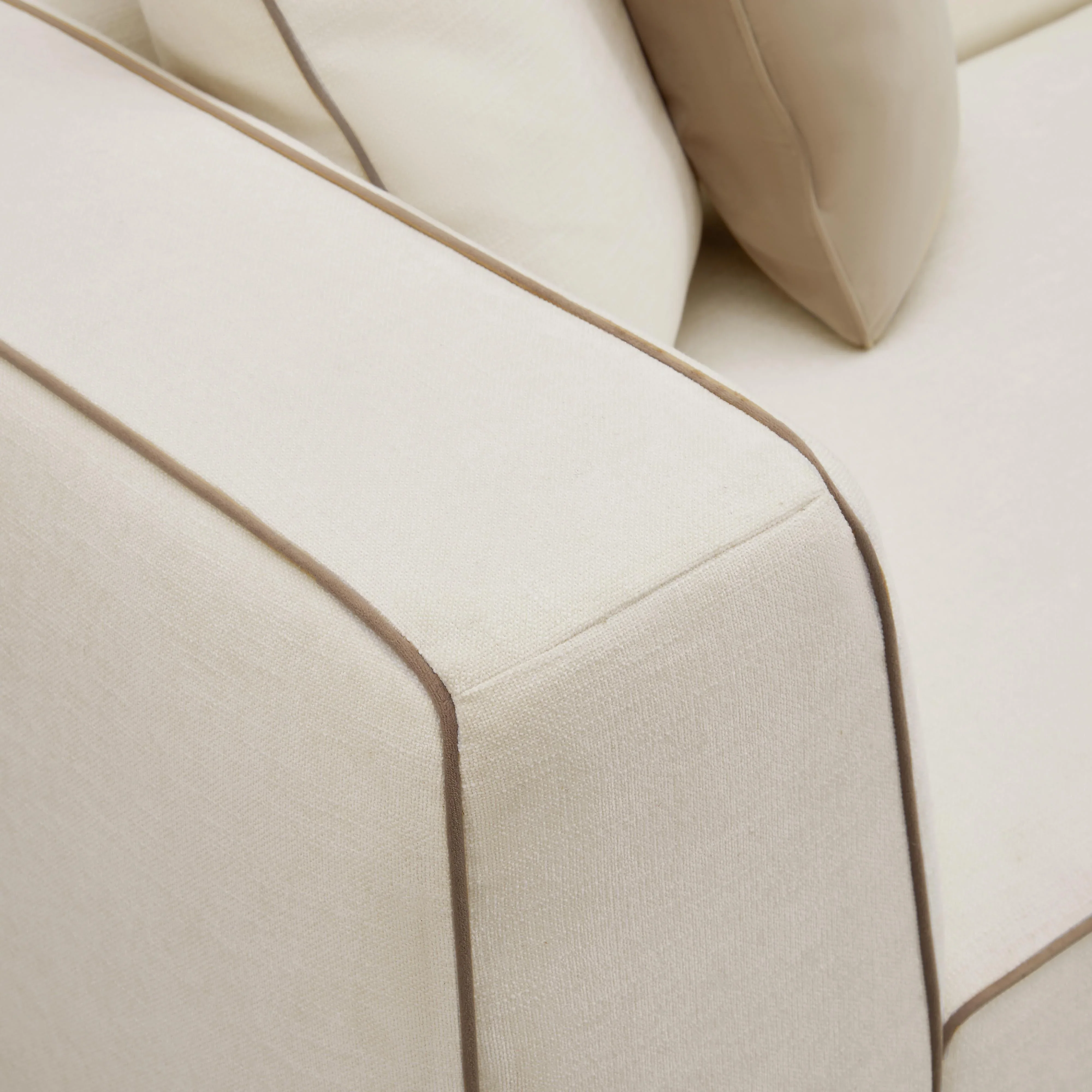 Tristine 2-Piece Cream Contract-Grade Linen L-Shaped Sectional - Image 5