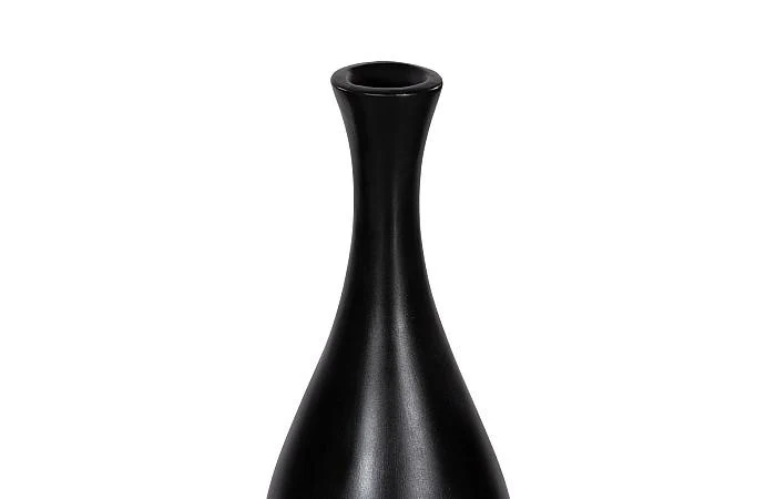 Trumpet Vase, Small, Matte Black - Image 3
