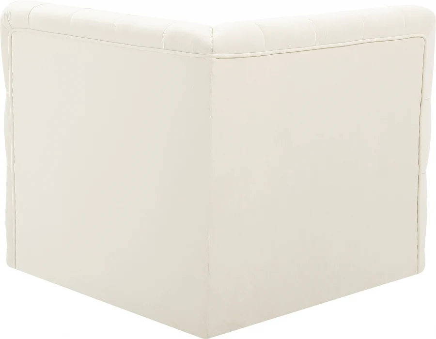 Tuft Velvet Upholstered Corner Modular Chair - Image 19