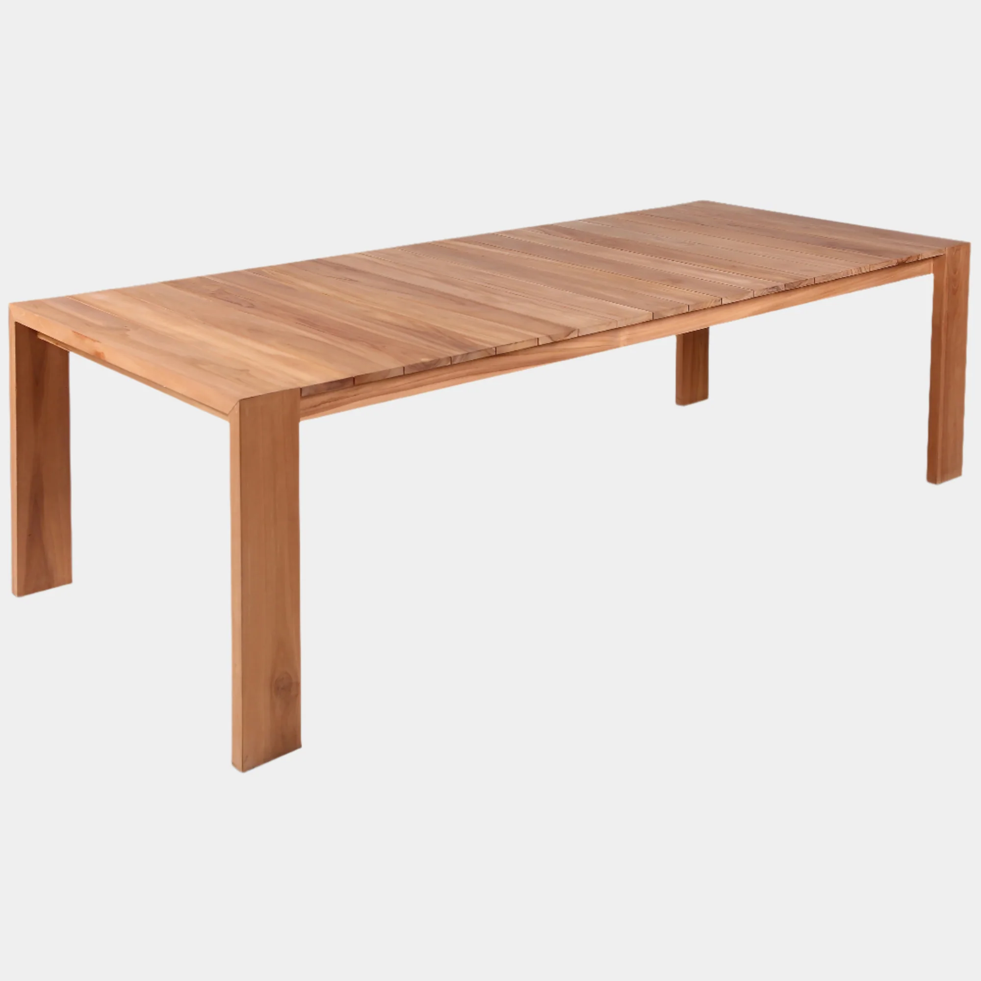 Tulum 108.5" Teak Wood Outdoor Patio Dining Table