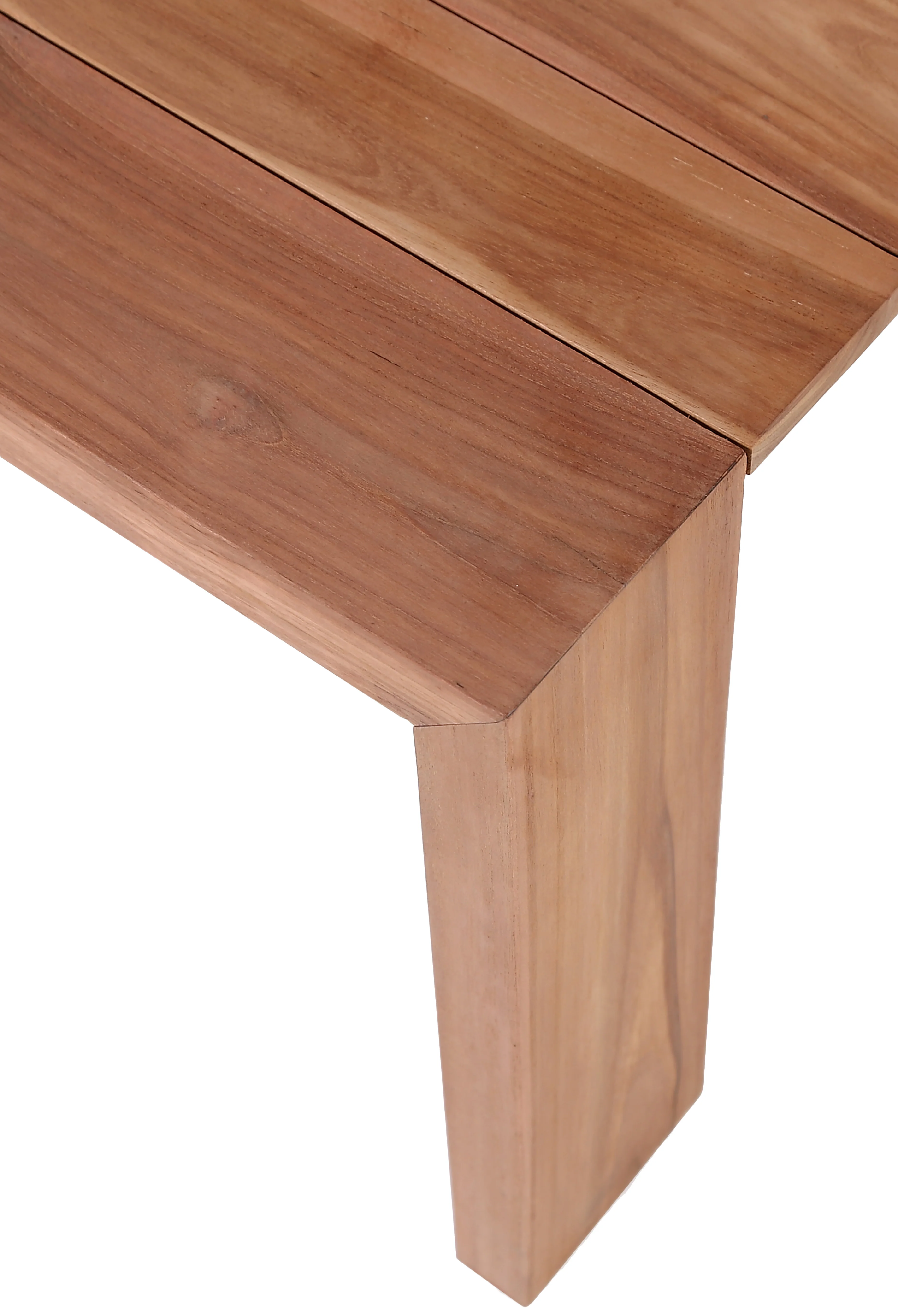 Tulum Teak Wood Outdoor Patio End / Side Table - Image 5