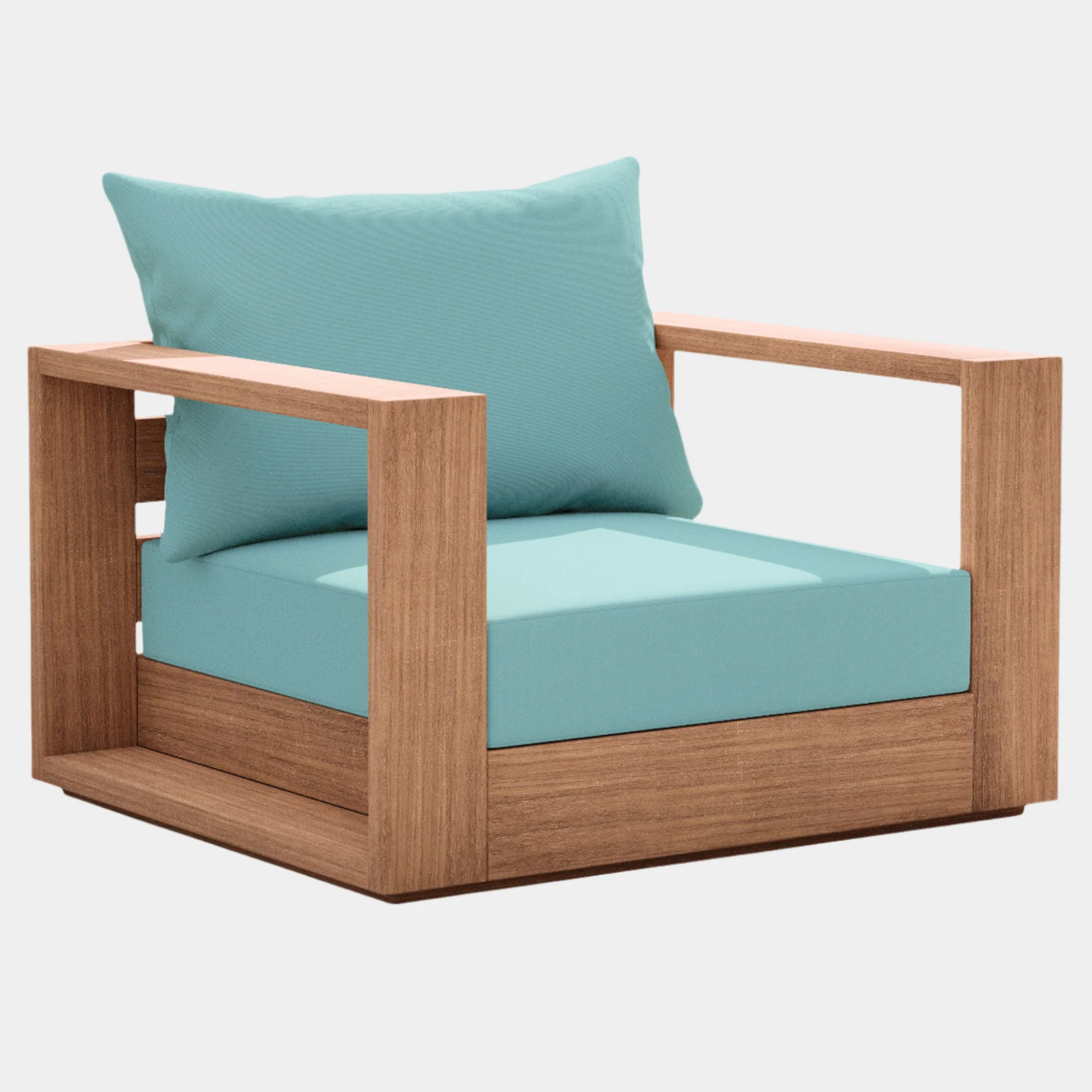 Tulum Water Resistant Fabric Upholstered Outdoor Patio Accent Chair - Image 28