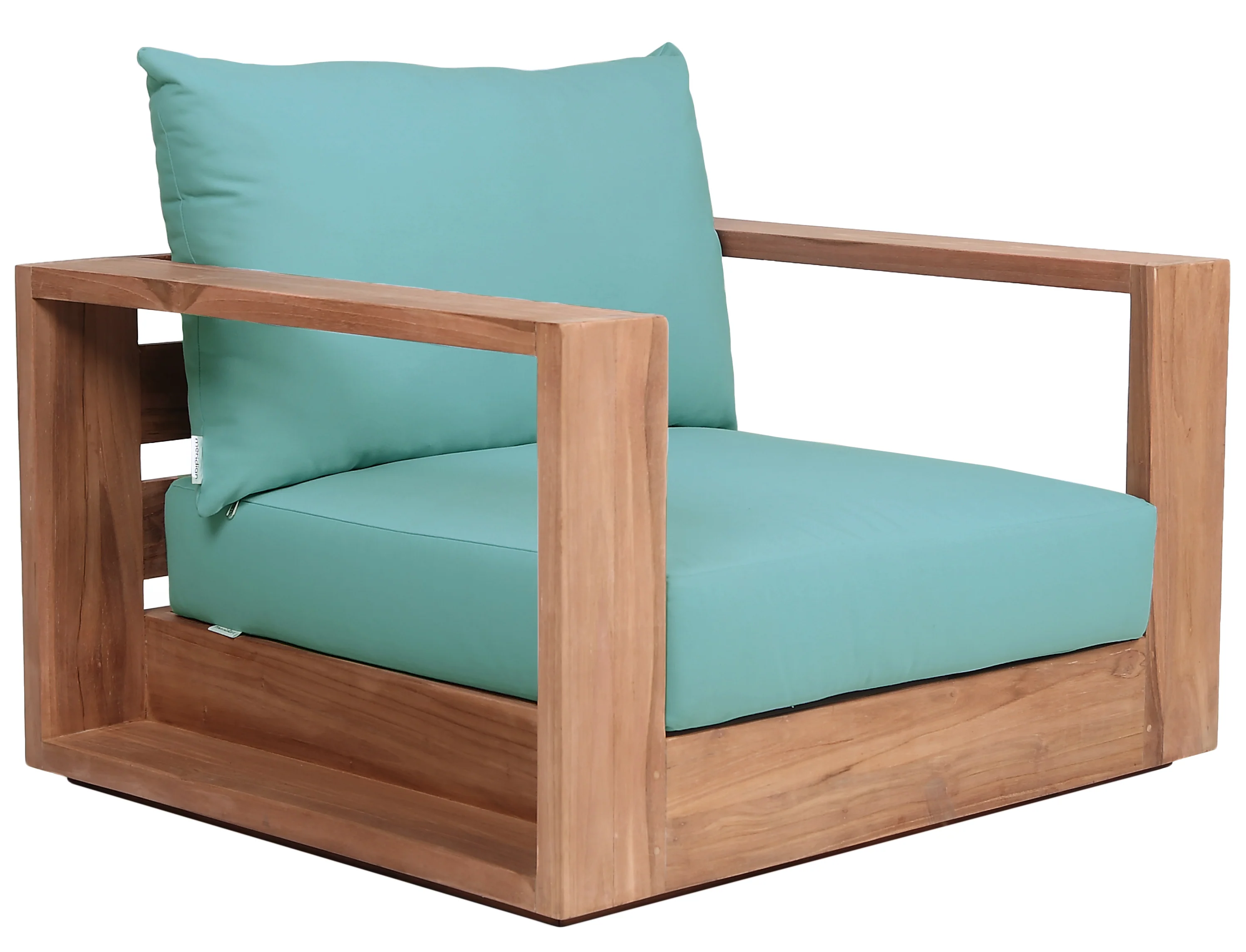 Tulum Water Resistant Fabric Upholstered Outdoor Patio Accent Chair - Image 31
