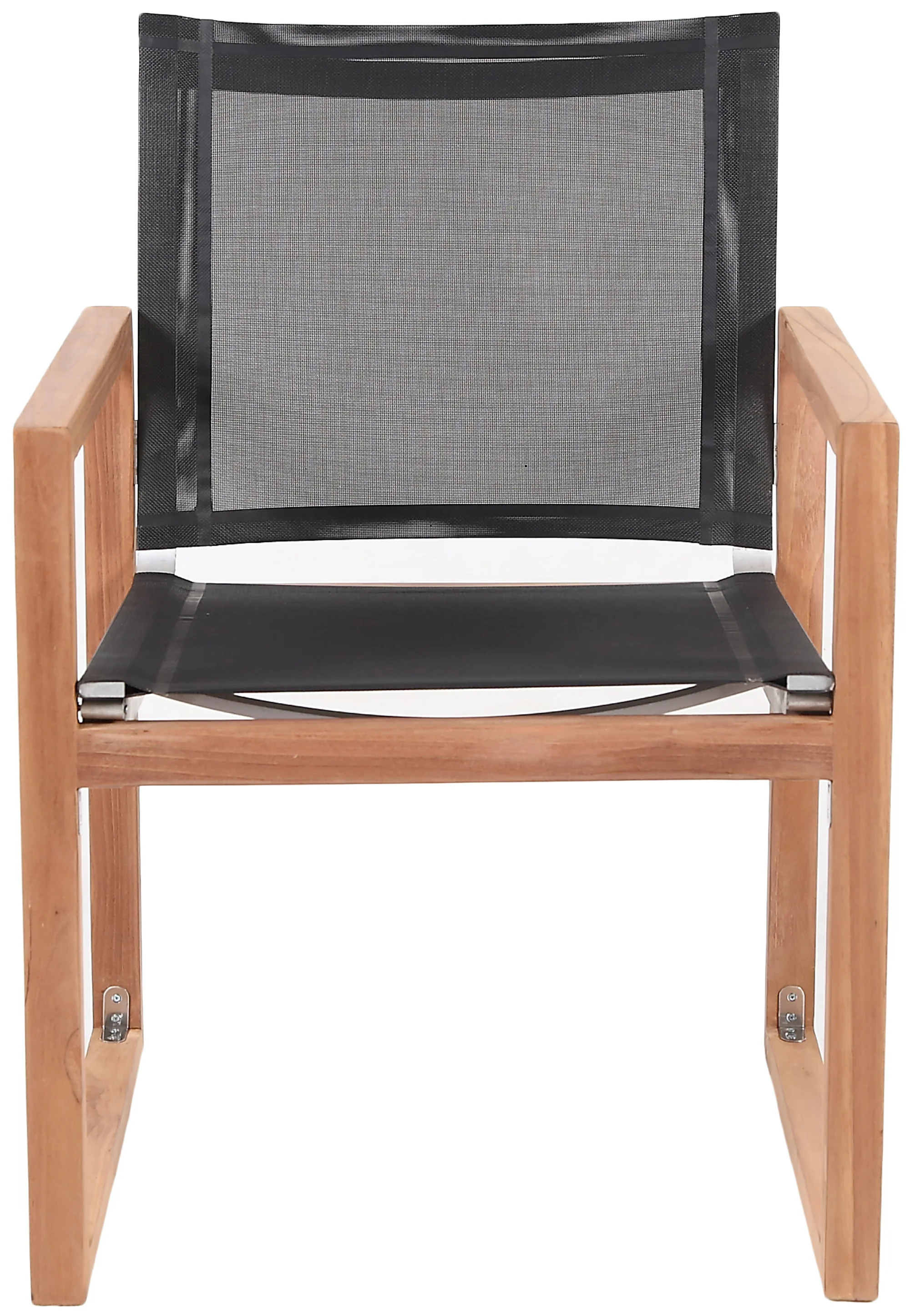 Tulum Water Resistant Mesh Fabric Outdoor Patio Dining Arm Chair - Image 5