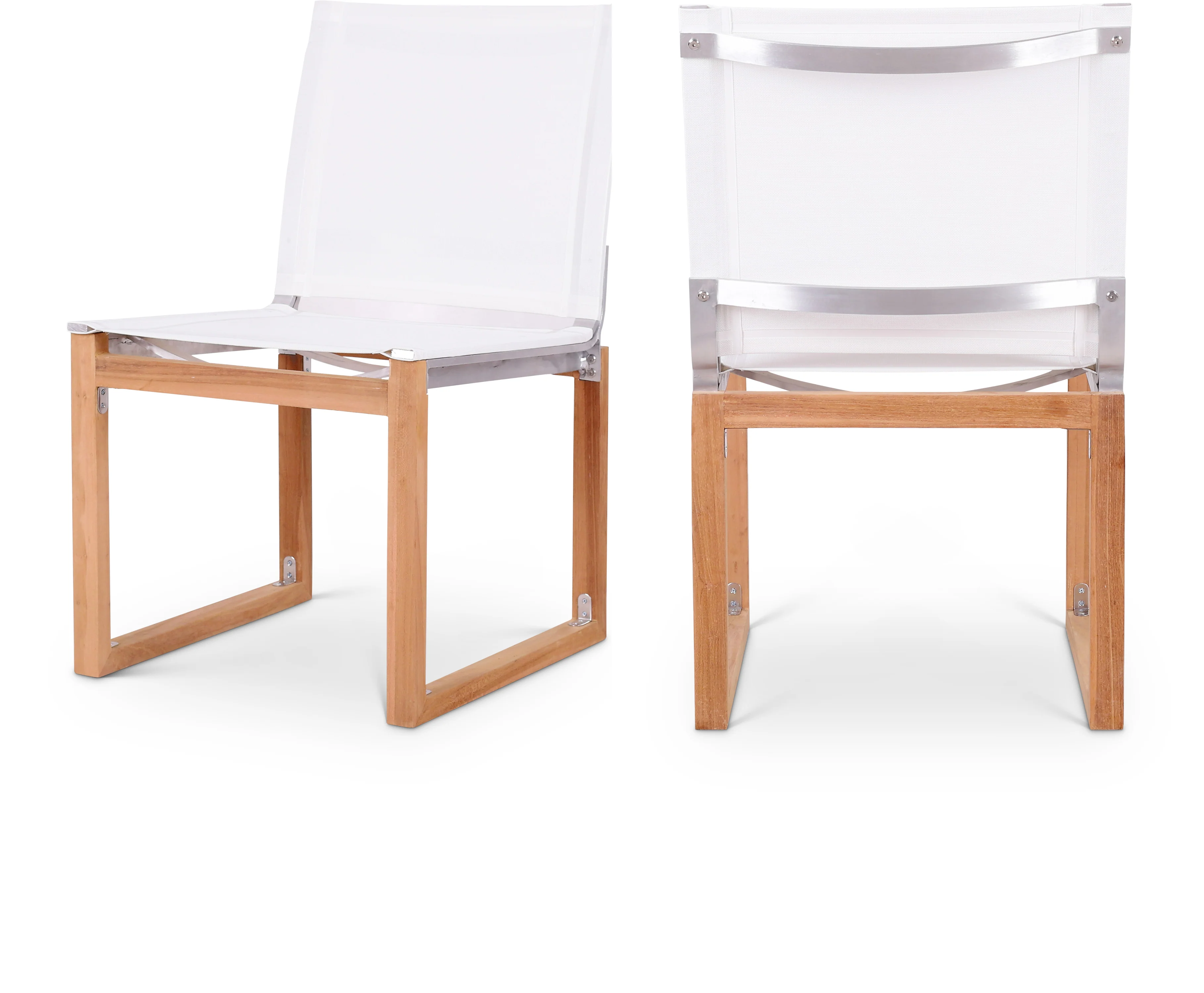 Tulum Water Resistant Mesh Fabric Outdoor Patio Dining Side Chair - Image 12