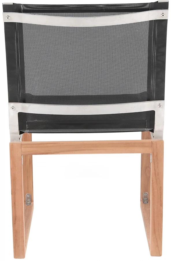 Tulum Water Resistant Mesh Fabric Outdoor Patio Dining Side Chair - Image 4