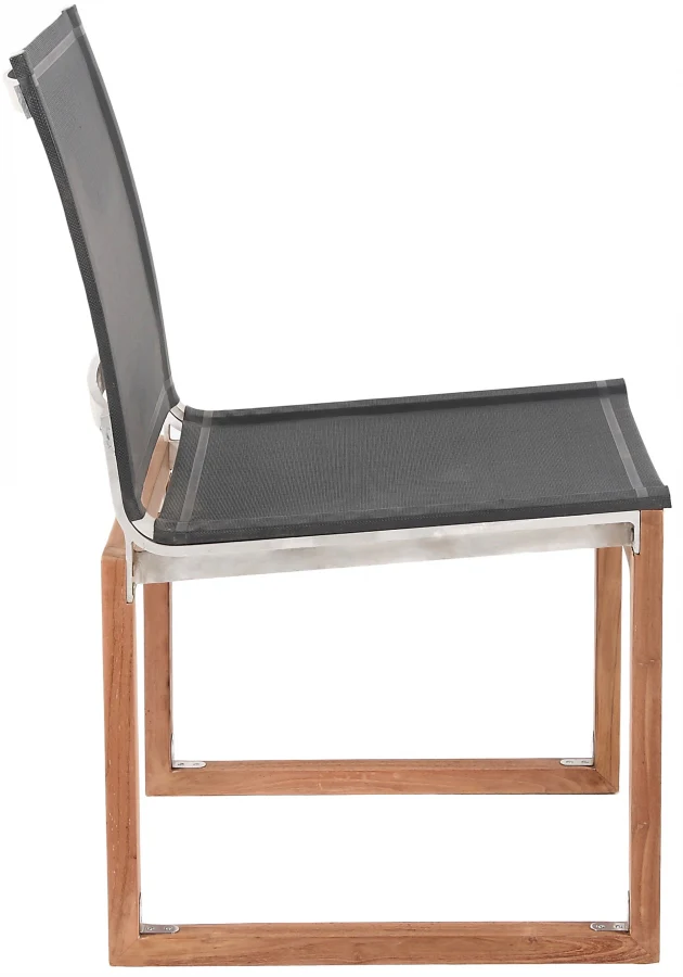 Tulum Water Resistant Mesh Fabric Outdoor Patio Dining Side Chair - Image 6