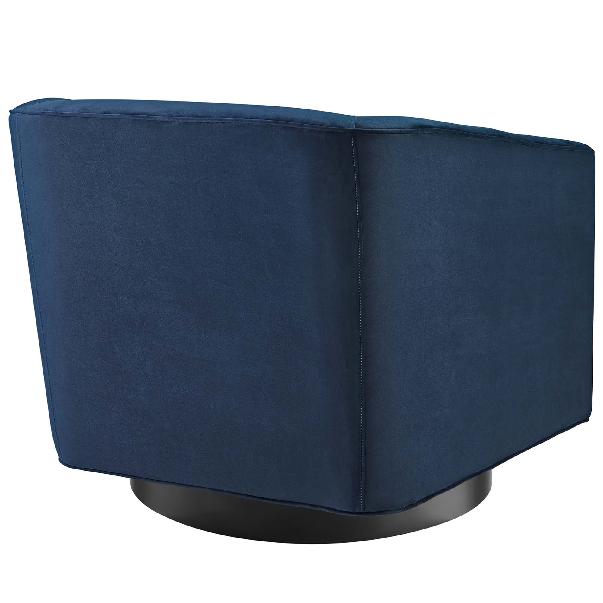 Twist Swivel Chair Performance Velvet Set of 2 - Image 5