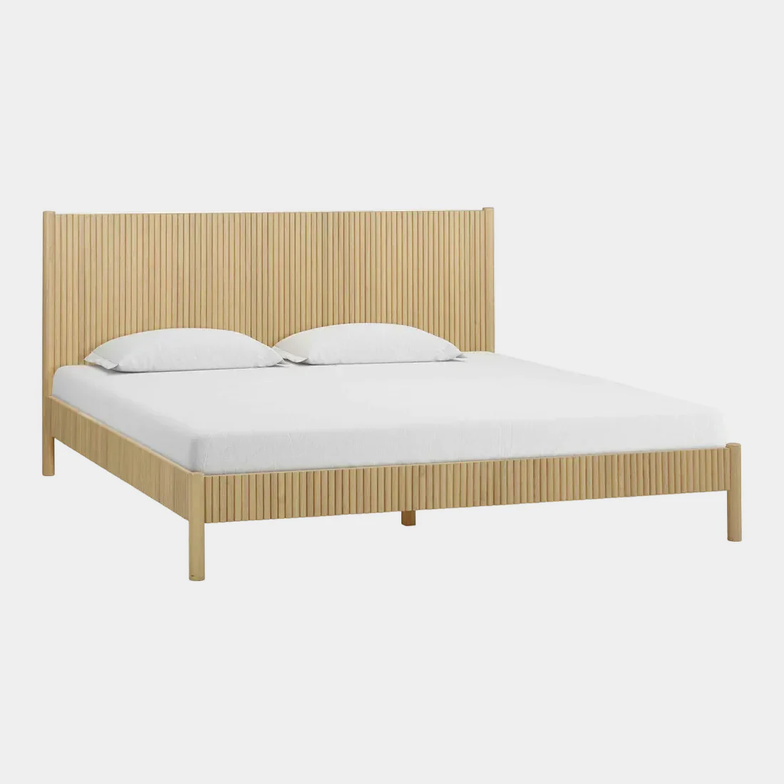 Tyla Natural Wood Bed - Image 8